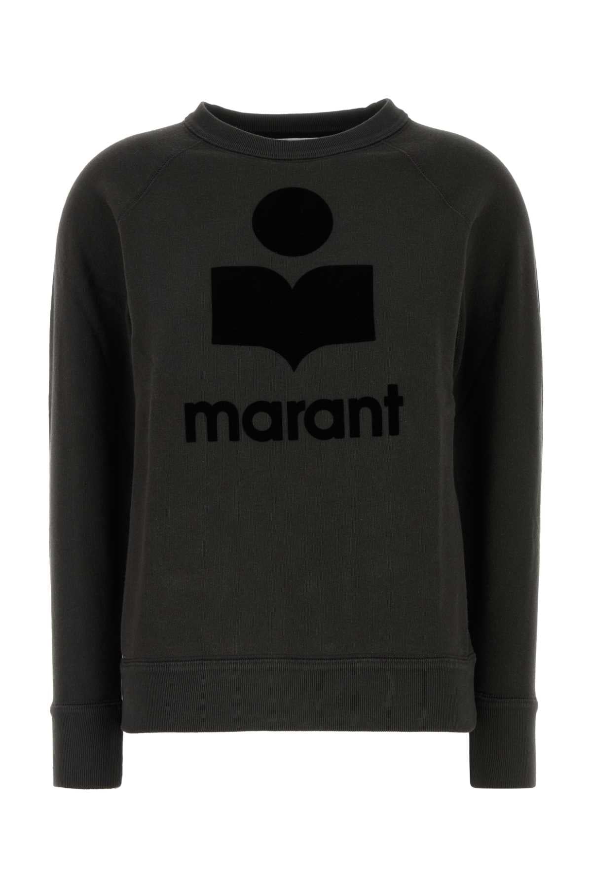 Isabel Marant Etoile Women Slate Cotton Blend Millyny Sweatshirt DestGlow