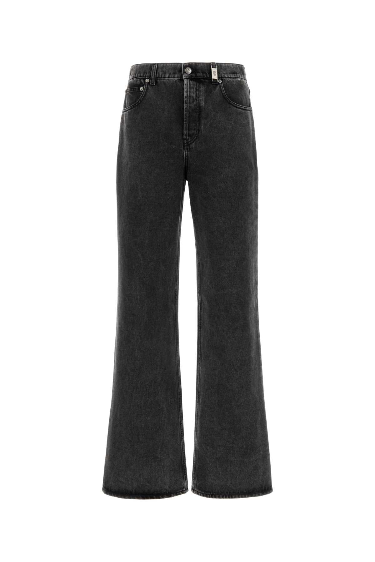 Alexander Mcqueen Men Grey Denim Jeans DestGlow
