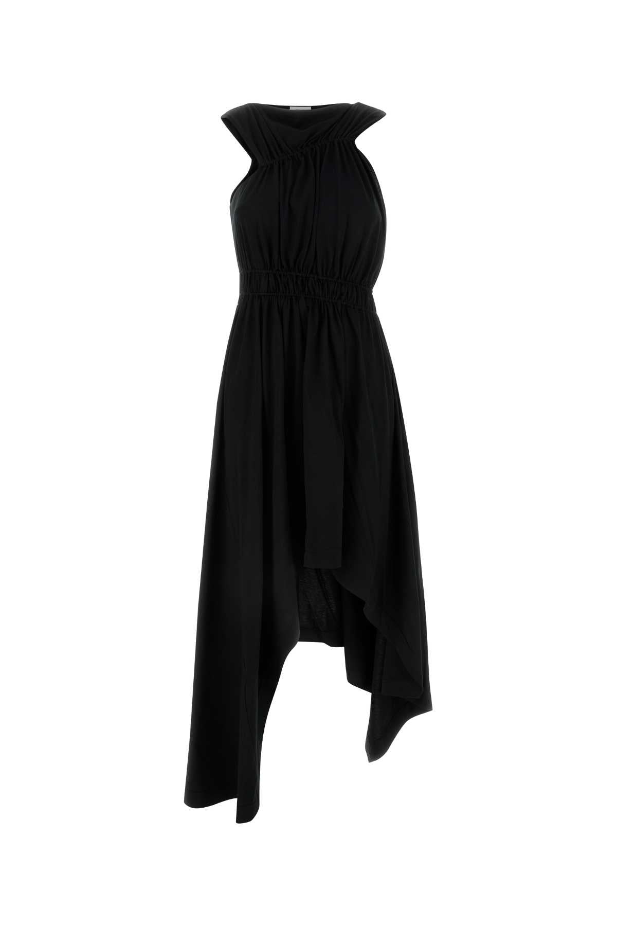 Alexander Mcqueen Women Black Jersey Dress DestGlow
