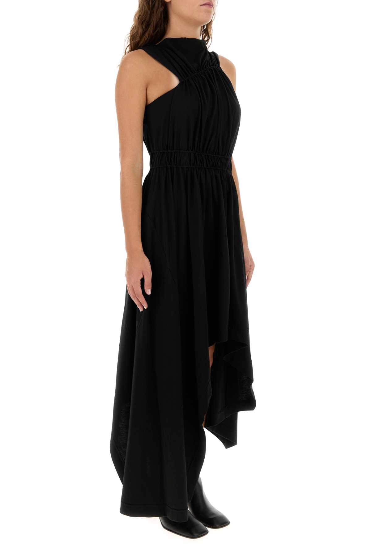 Alexander Mcqueen Women Black Jersey Dress DestGlow