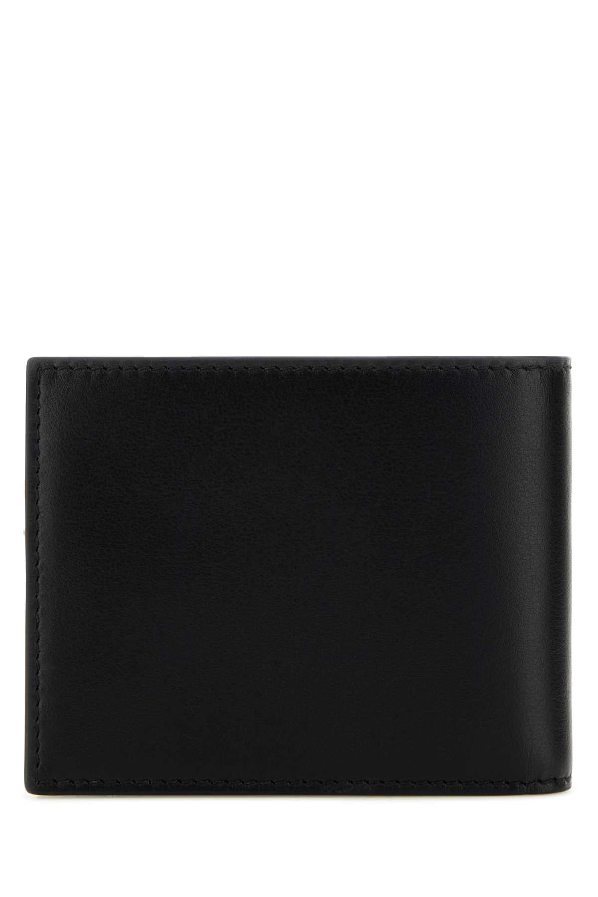 Alexander Mcqueen Men Black Leather Wallet DestGlow