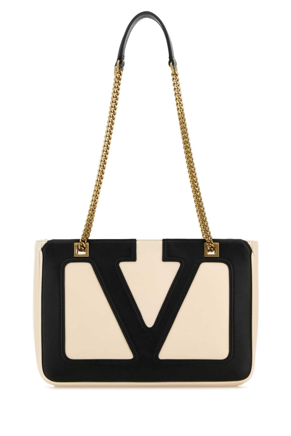 Valentino Garavani Women Ivory Nappa Leather Small Viva Superstar Shoulder Bag DestGlow