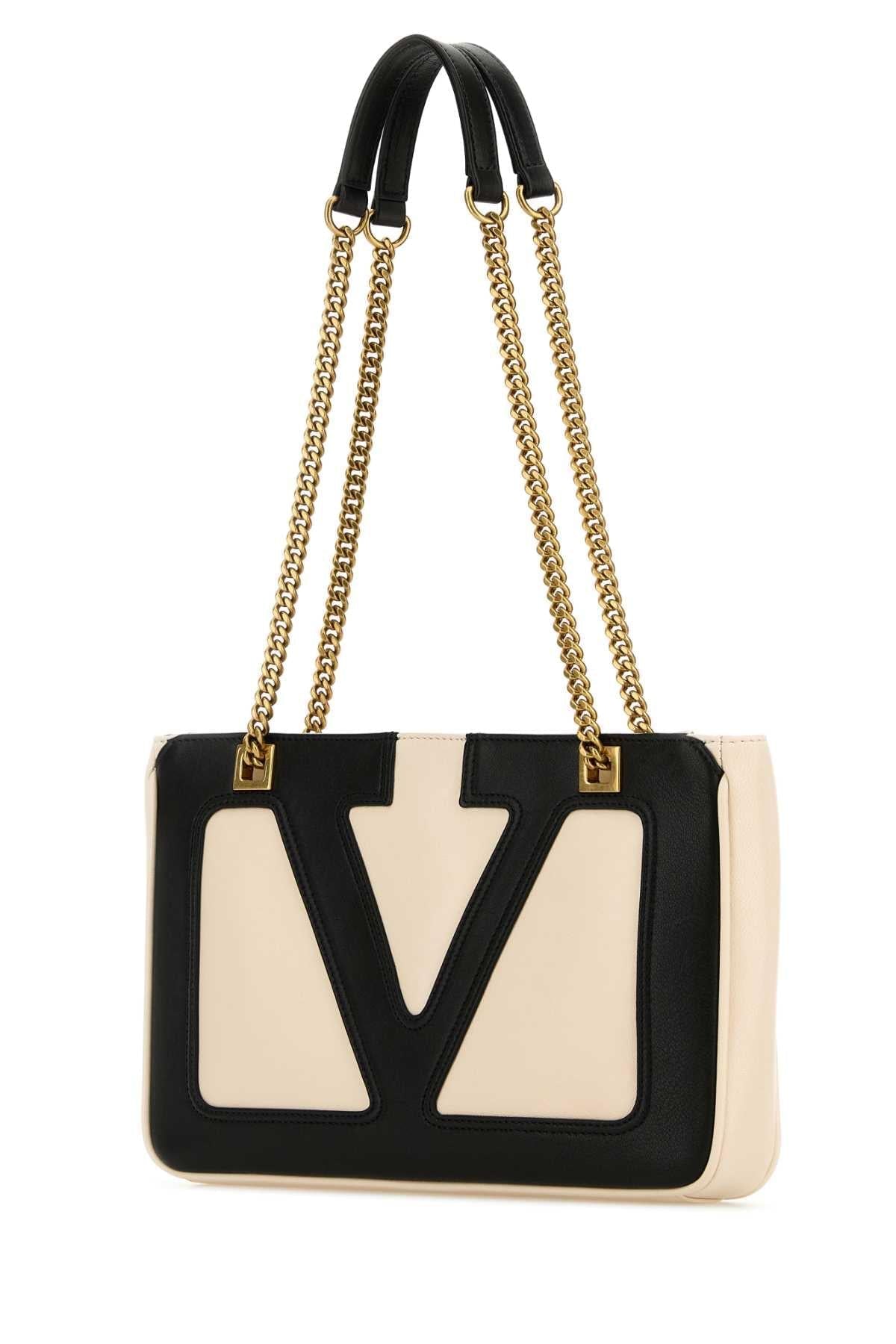 Valentino Garavani Women Ivory Nappa Leather Small Viva Superstar Shoulder Bag DestGlow