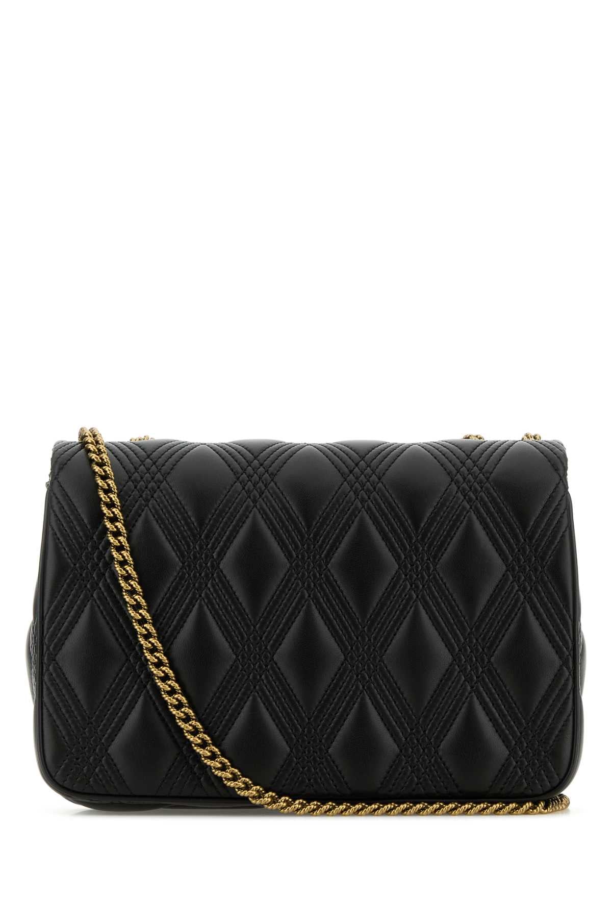 Valentino Garavani Women Black Nappa Leather Large Quiltie 67 Shoulder Bag by Luosophy