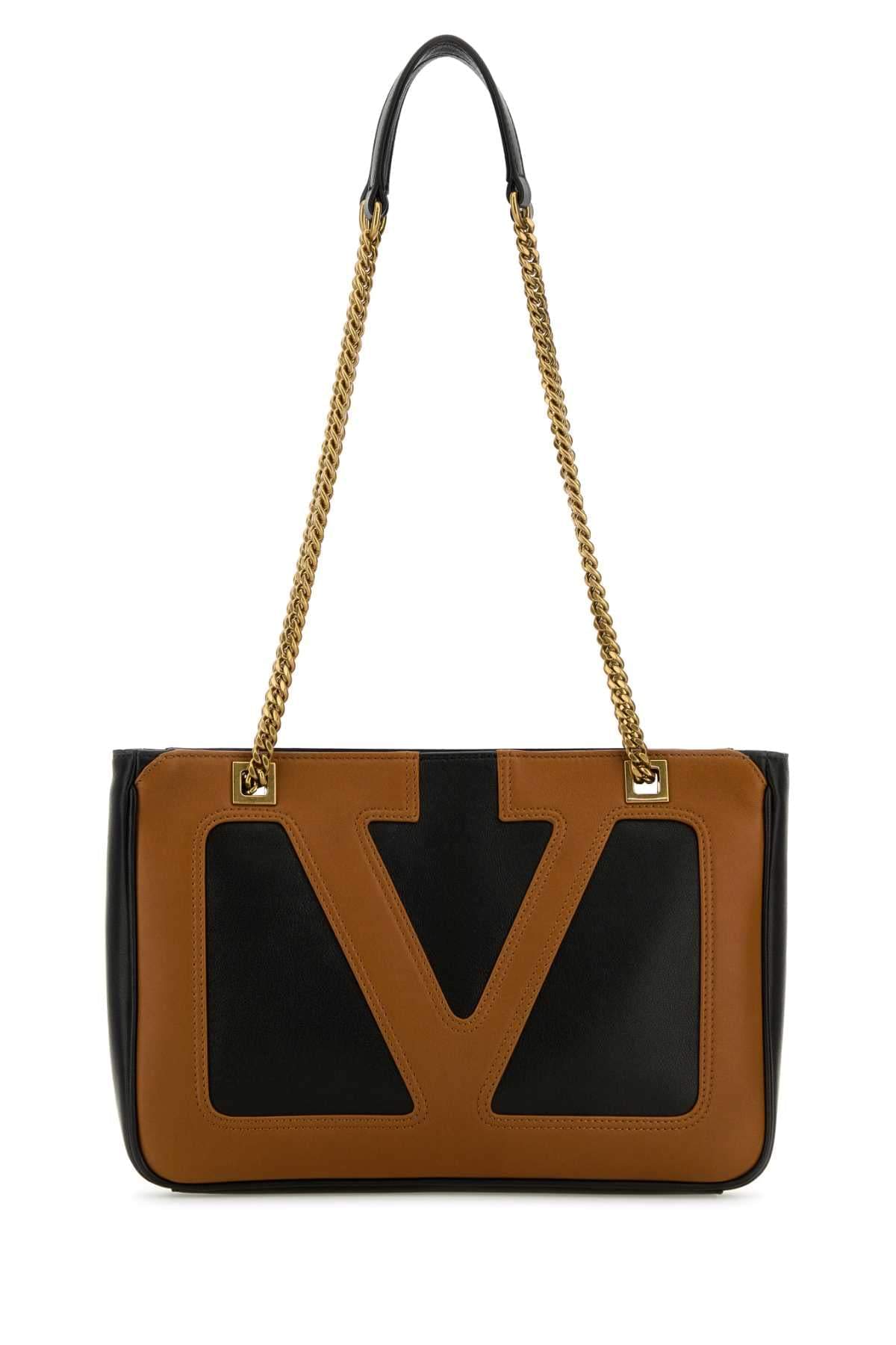 Valentino Garavani Women Black Nappa Leather Small Viva Superstar Shoulder Bag DestGlow