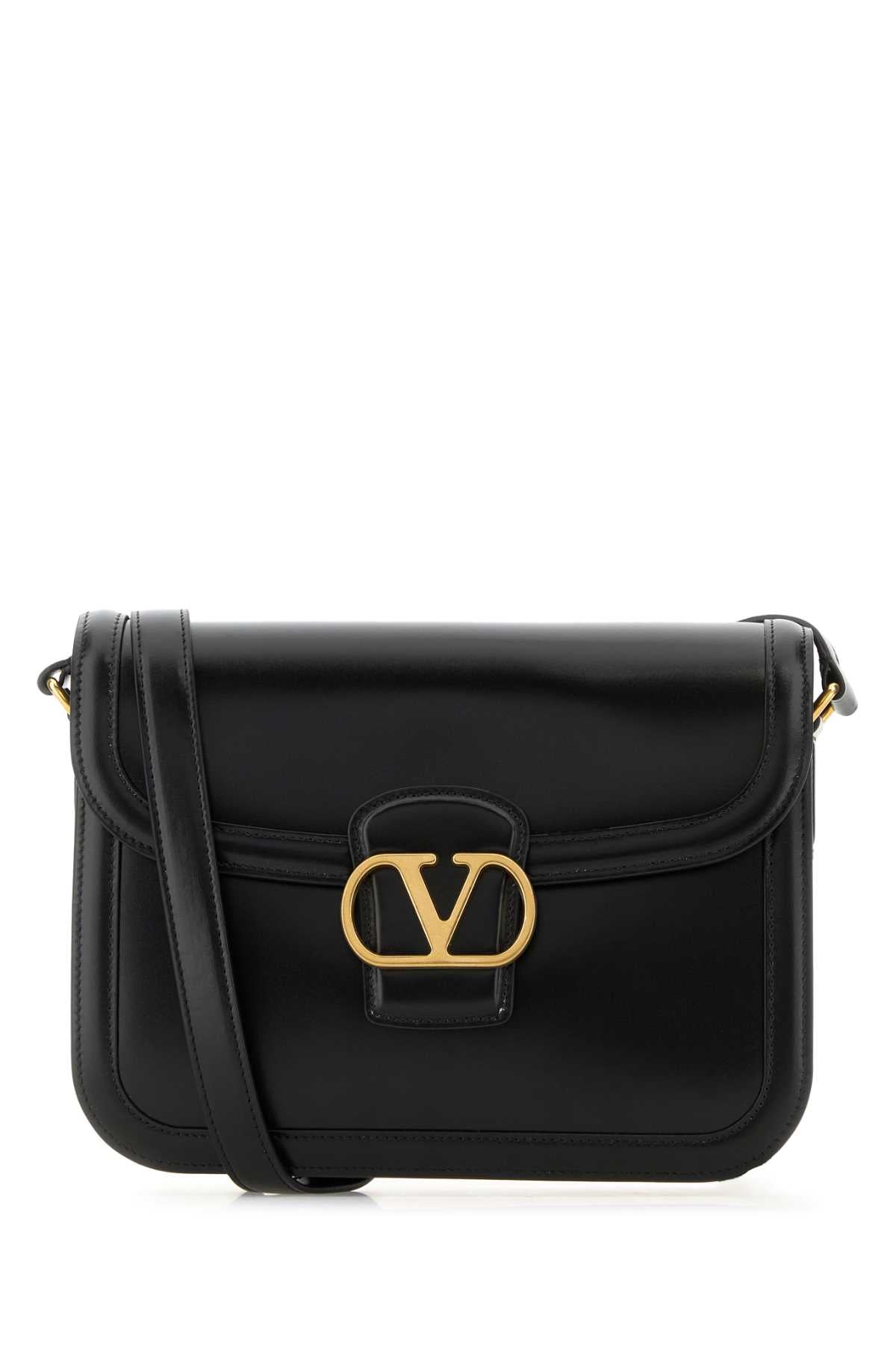 Valentino Garavani Women Black Leather 9To5 Shoulder Bag