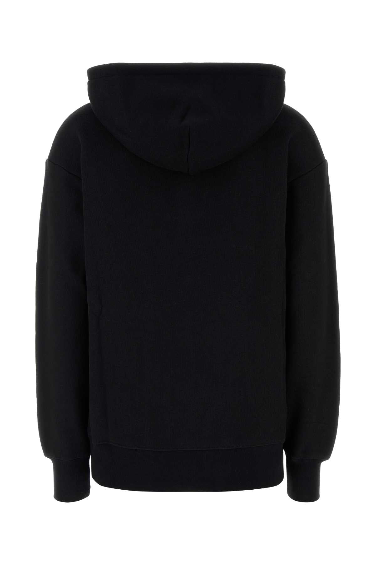 Valentino Garavani Women Black Cotton Sweatshirt by Luosophy
