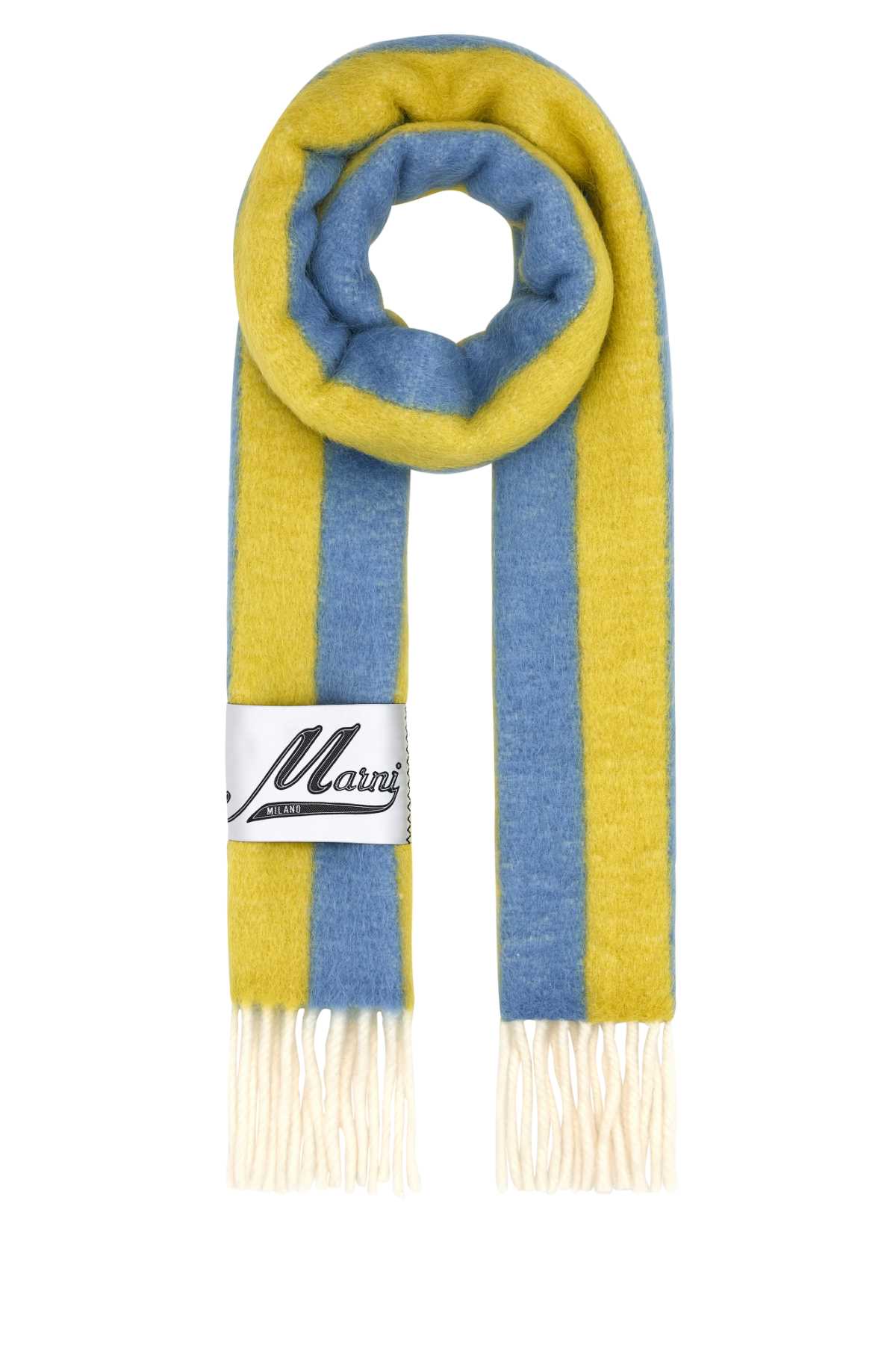 Marni Women Embroidered Wool Blend Scarf DestGlow