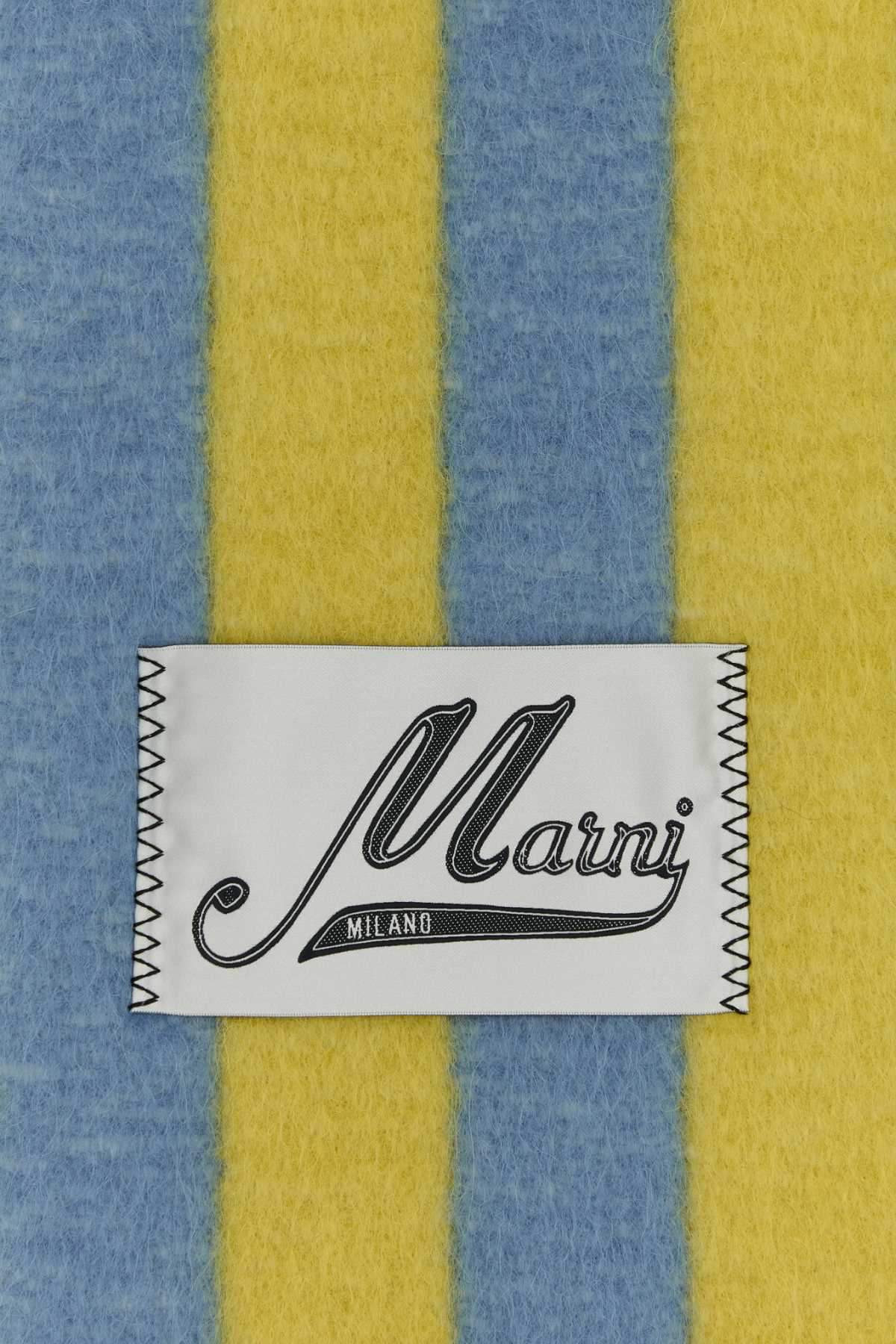 Marni Women Embroidered Wool Blend Scarf DestGlow