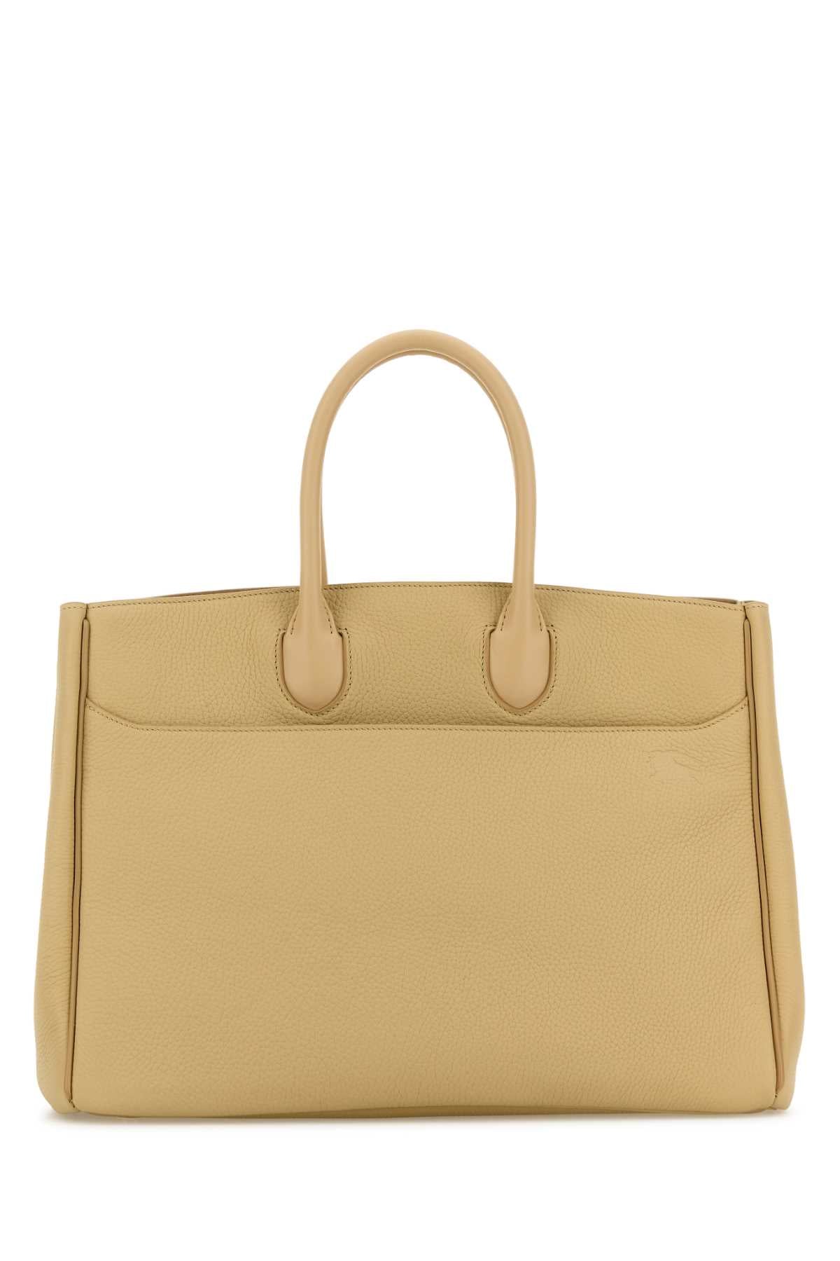 Burberry Women Beige Leather Medium Rocking Horse Handbag by Luosophy