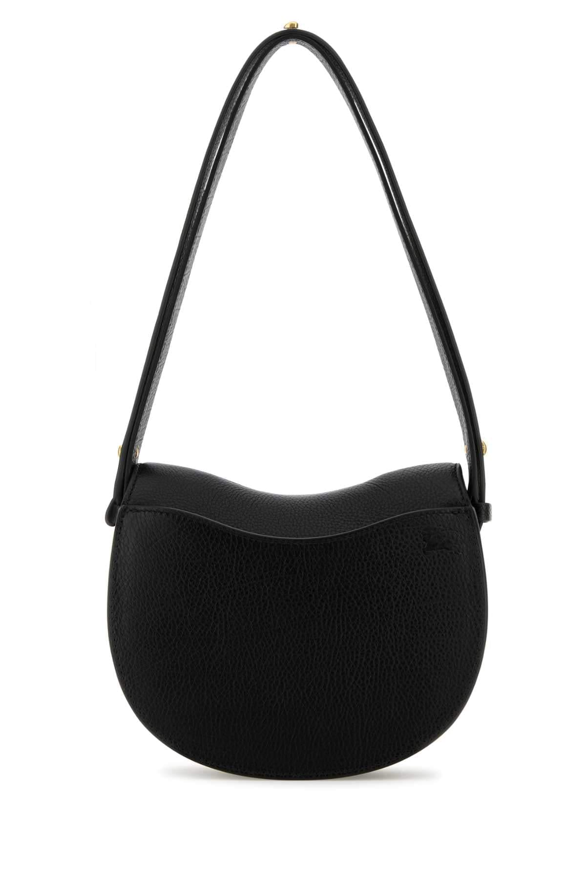 Burberry Women Black Leather Small Rocking Horse Shoulder Bag DestGlow