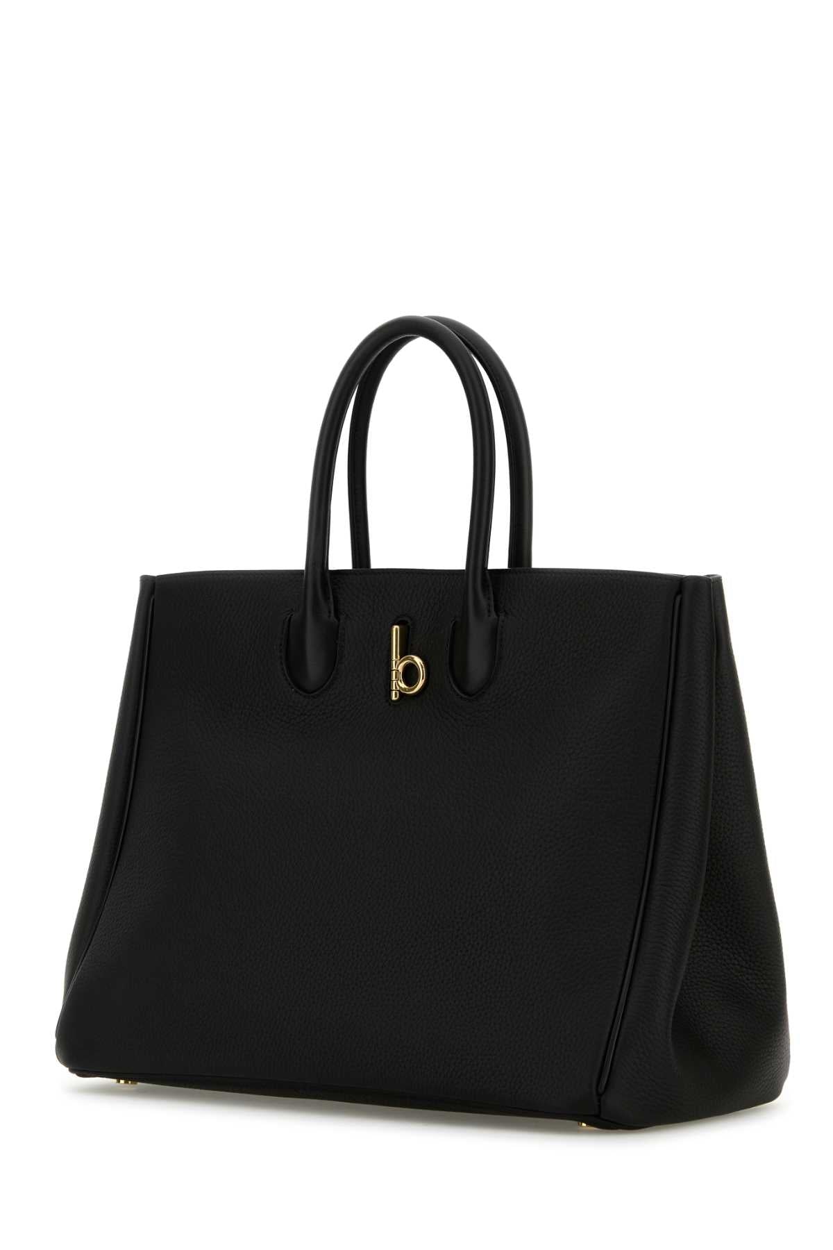 Burberry Women Black Leather Medium Rocking Horse Handbag DestGlow