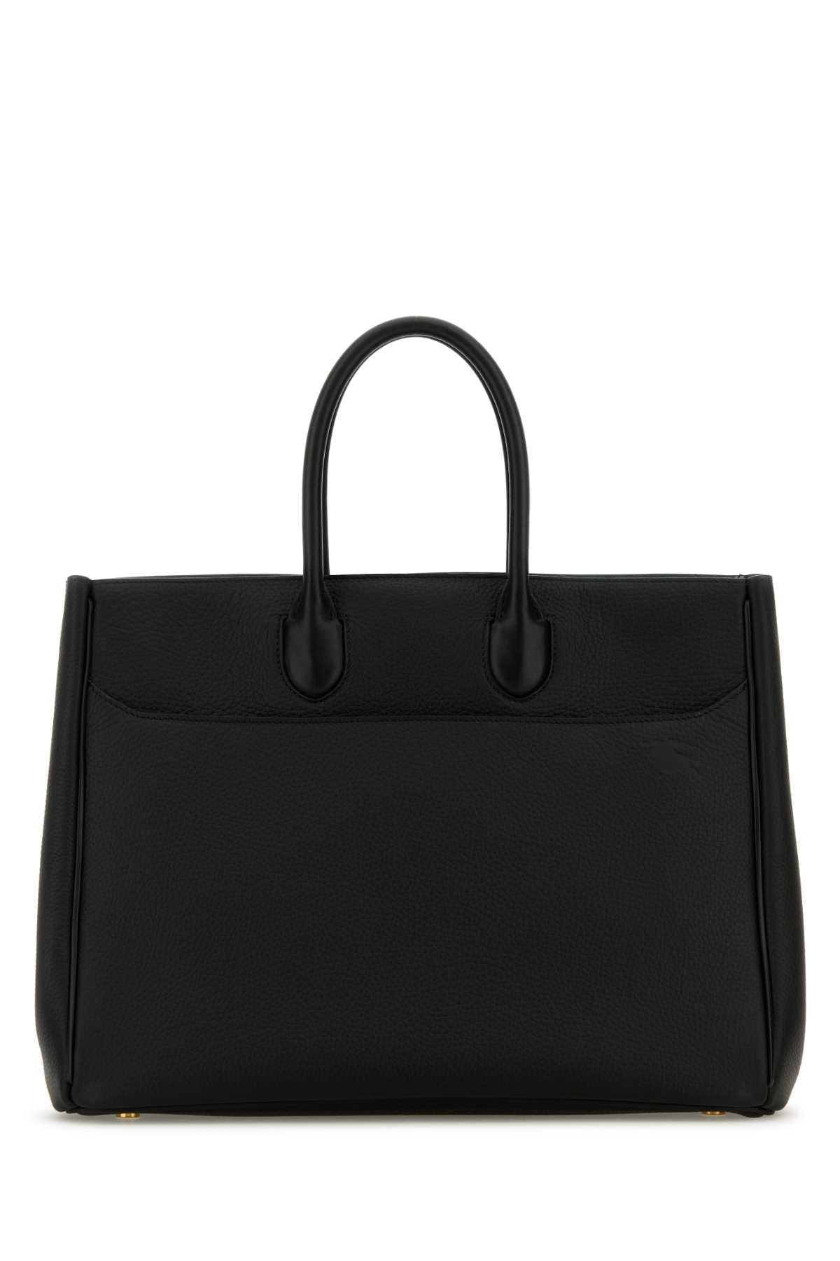 Burberry Women Black Leather Medium Rocking Horse Handbag DestGlow