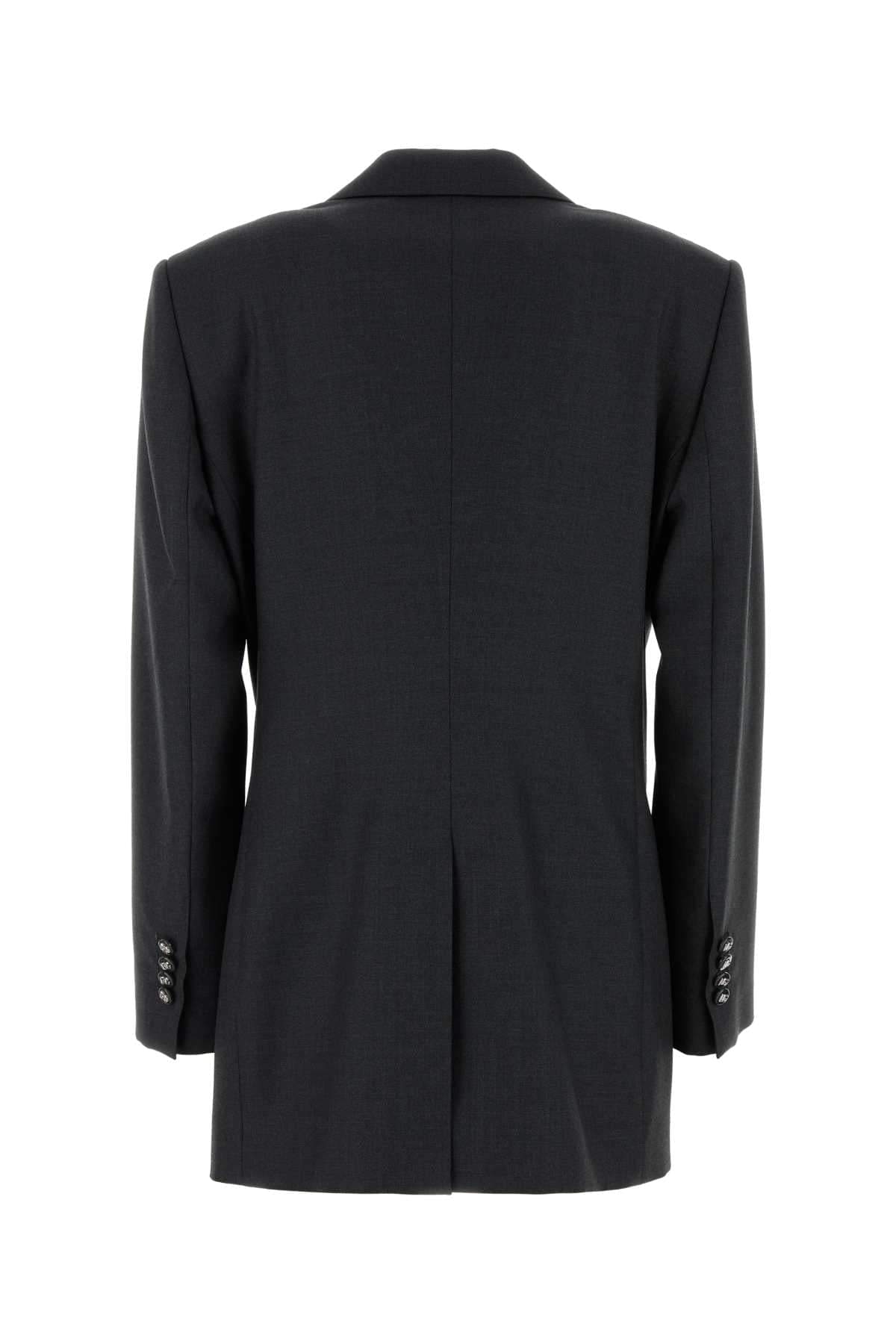 Dolce & Gabbana Women Graphite Wool Blazer DestGlow