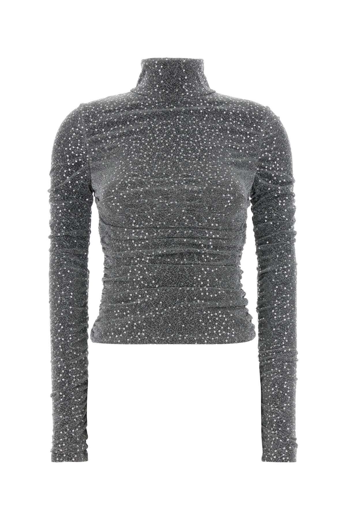 Dolce & Gabbana Women Silver Jersey Top DestGlow