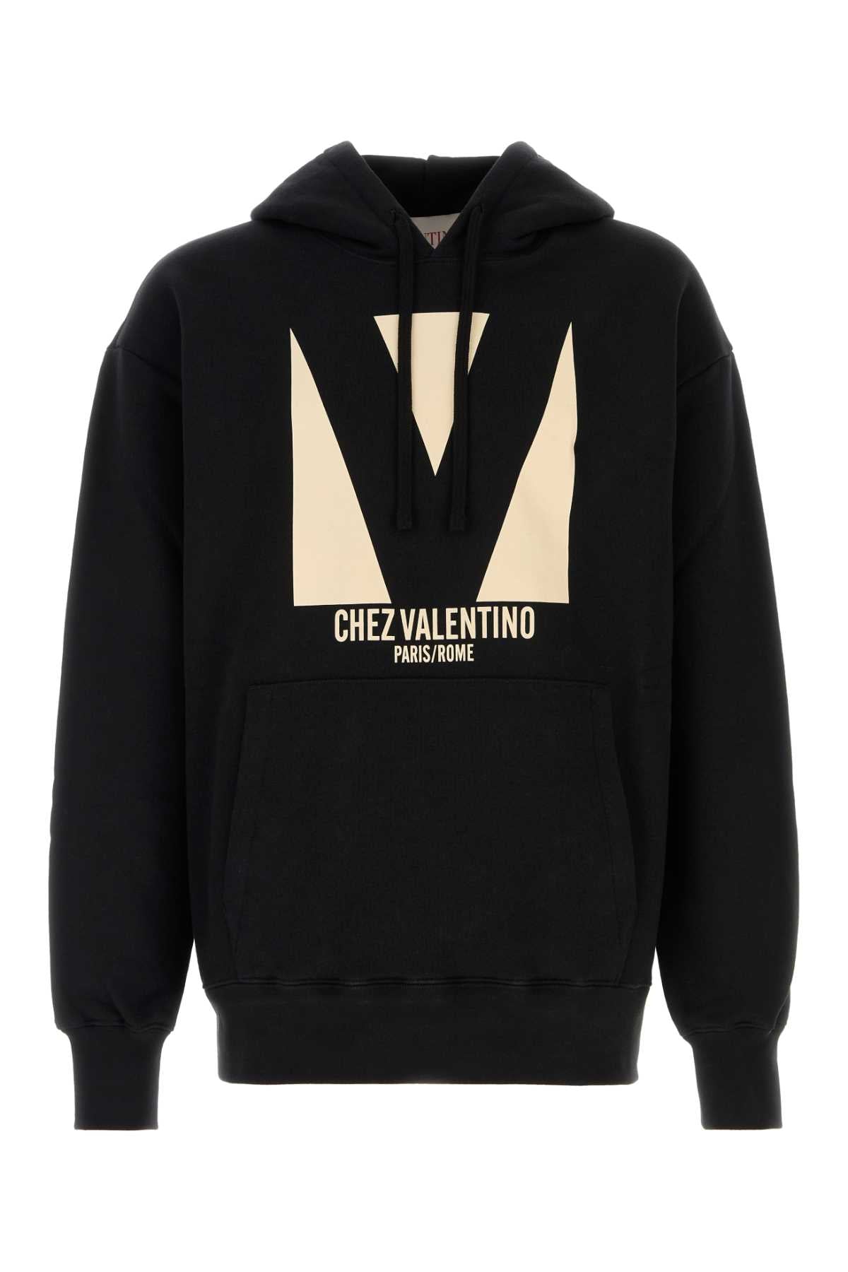 Valentino Garavani Men Black Cotton Sweatshirt DestGlow