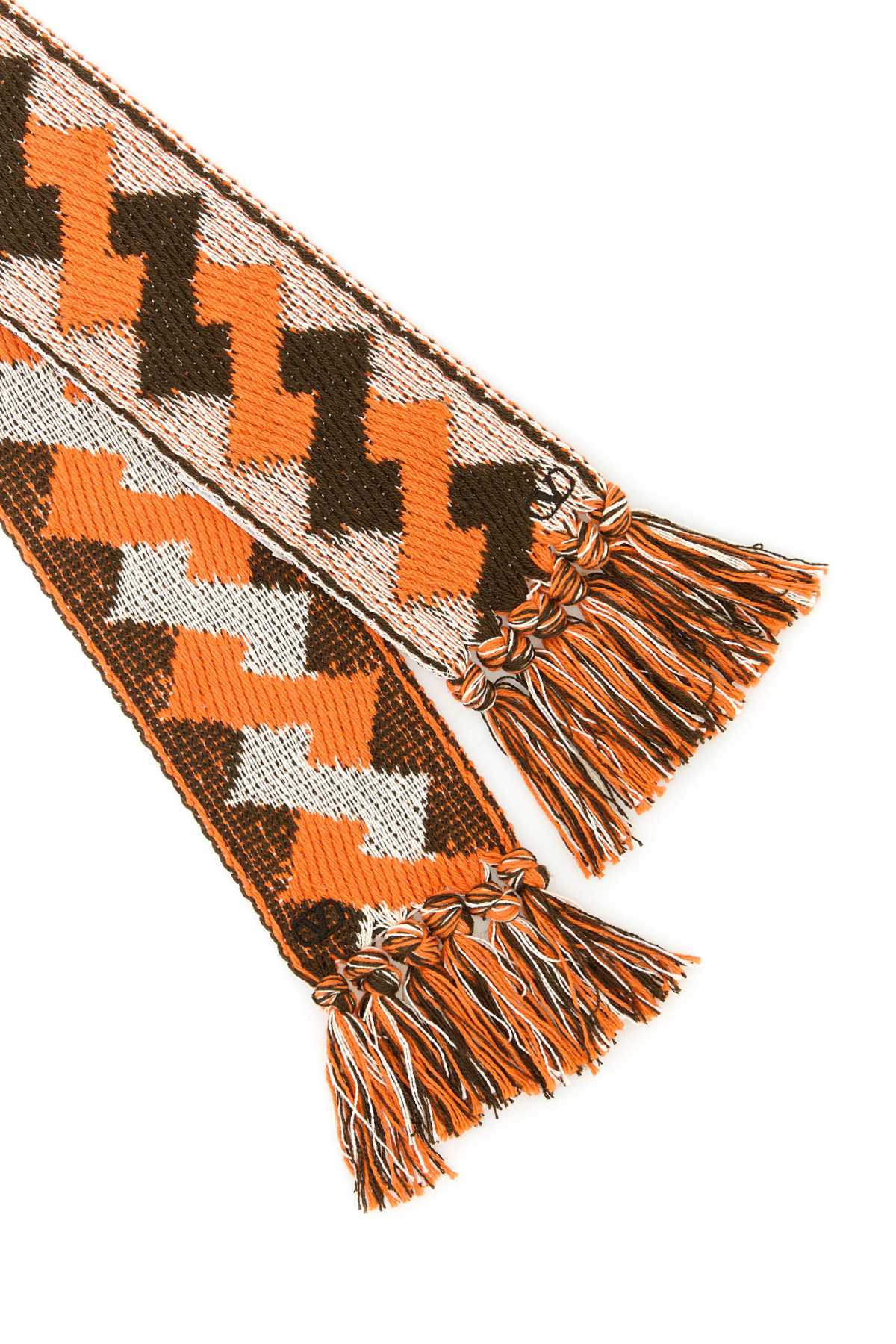 Valentino Garavani Men Embroidered Jacquard Scarf DestGlow