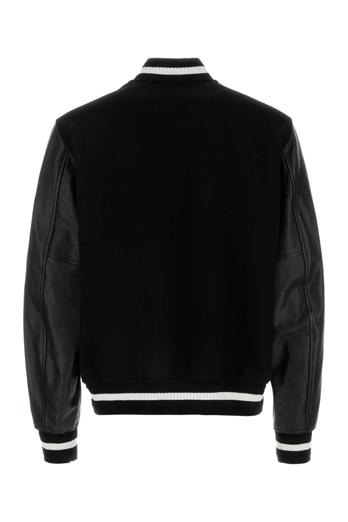 Givenchy Men Black Wool Blend Jacket by Luosophy