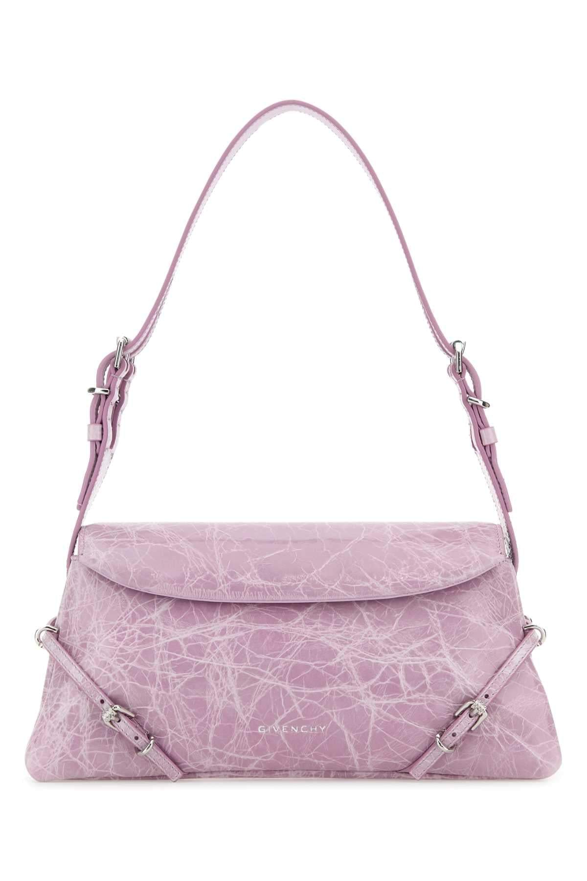Givenchy Women Lilac Leather P’Tit Voyou Shoulder Bag DestGlow