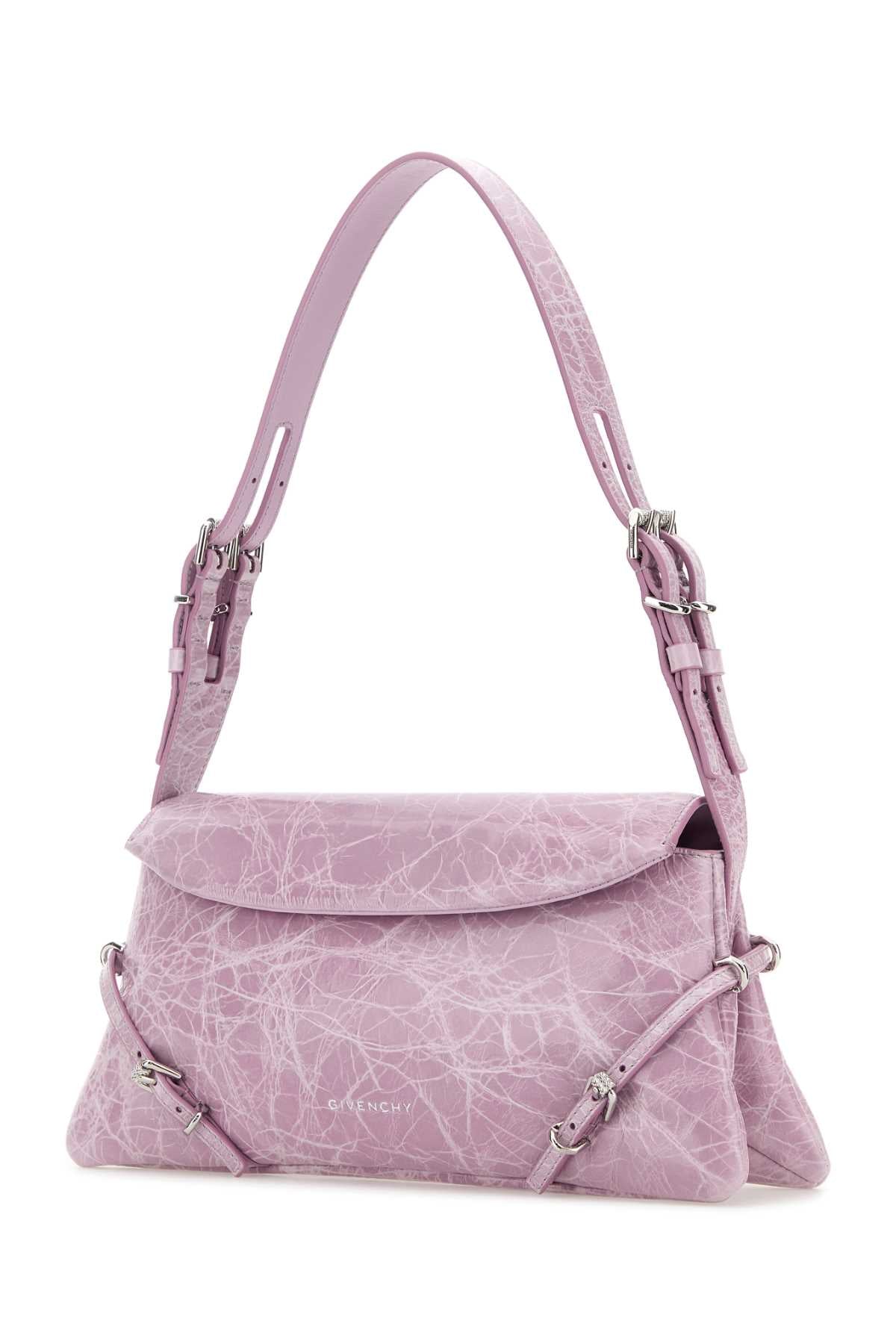Givenchy Women Lilac Leather P’Tit Voyou Shoulder Bag DestGlow