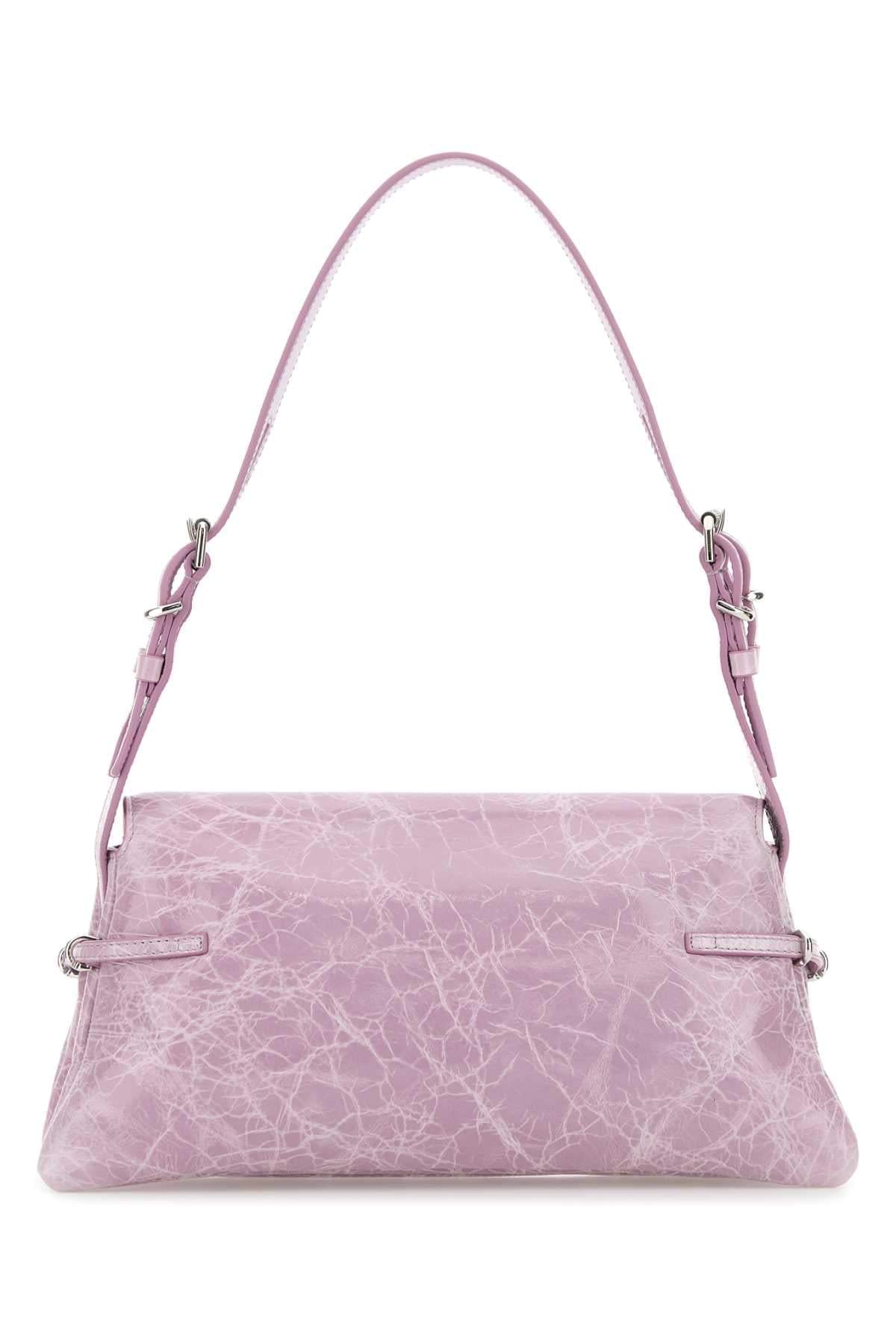 Givenchy Women Lilac Leather P’Tit Voyou Shoulder Bag DestGlow