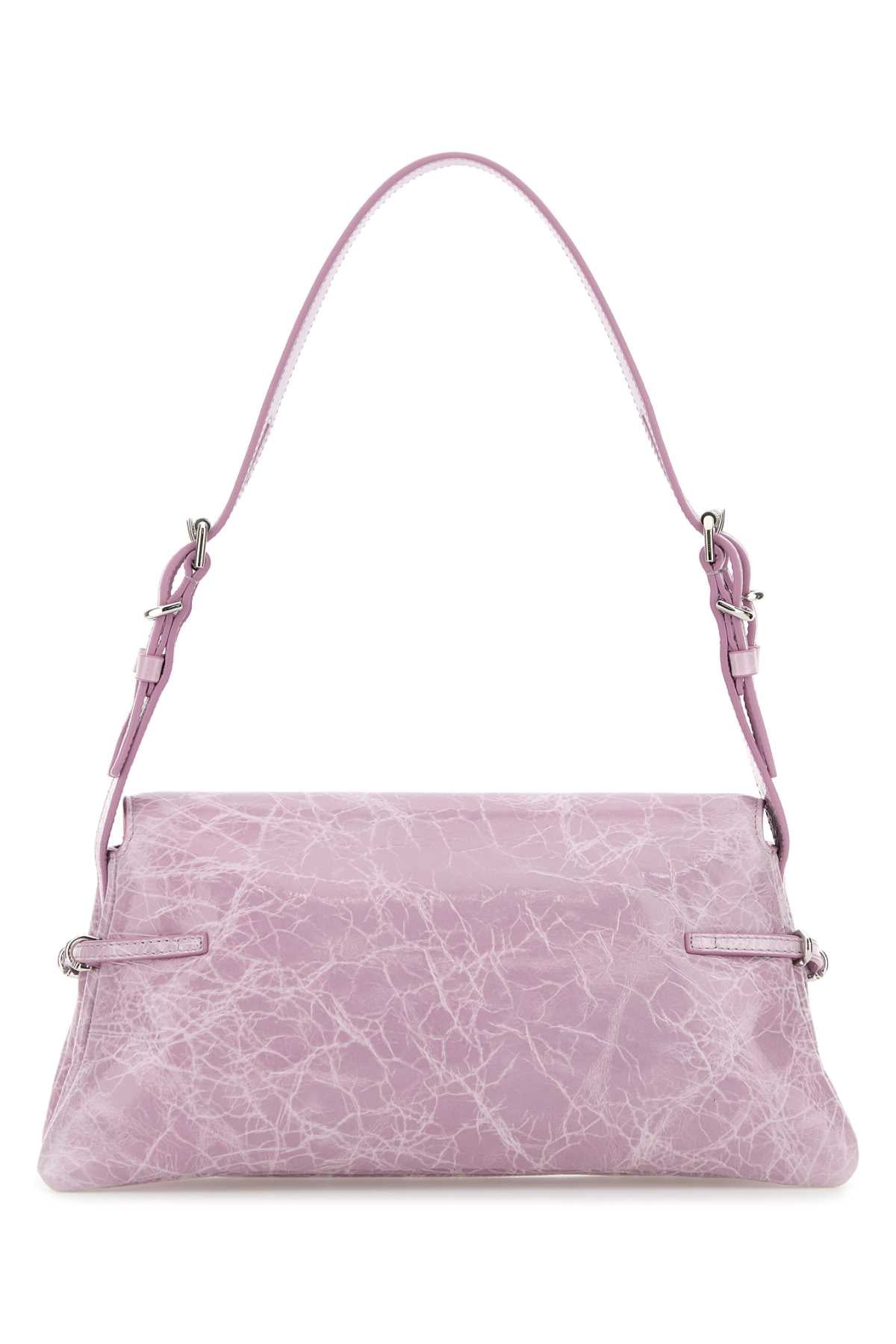 Givenchy Women Lilac Leather P’Tit Voyou Shoulder Bag by Luosophy