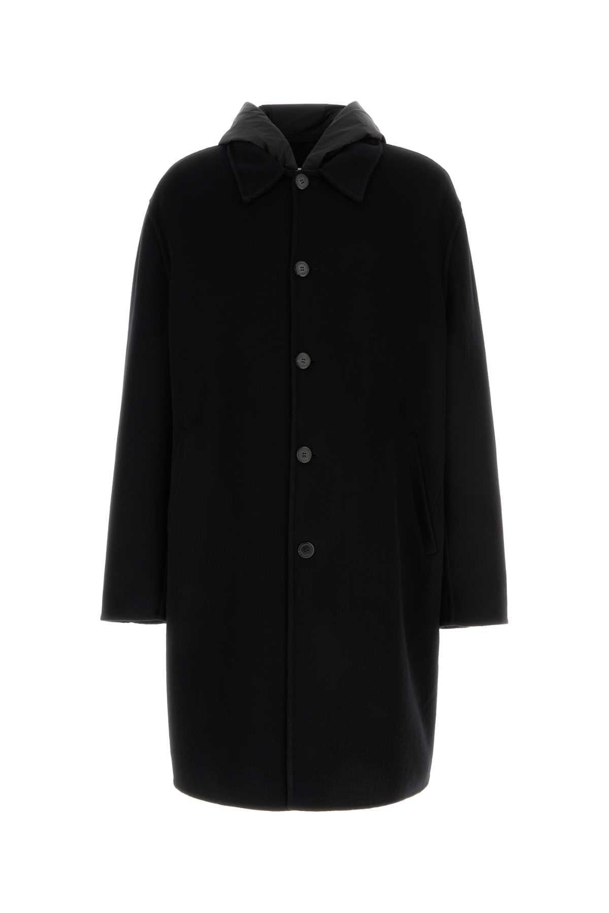 Prada Men Black Cashmere Coat DestGlow