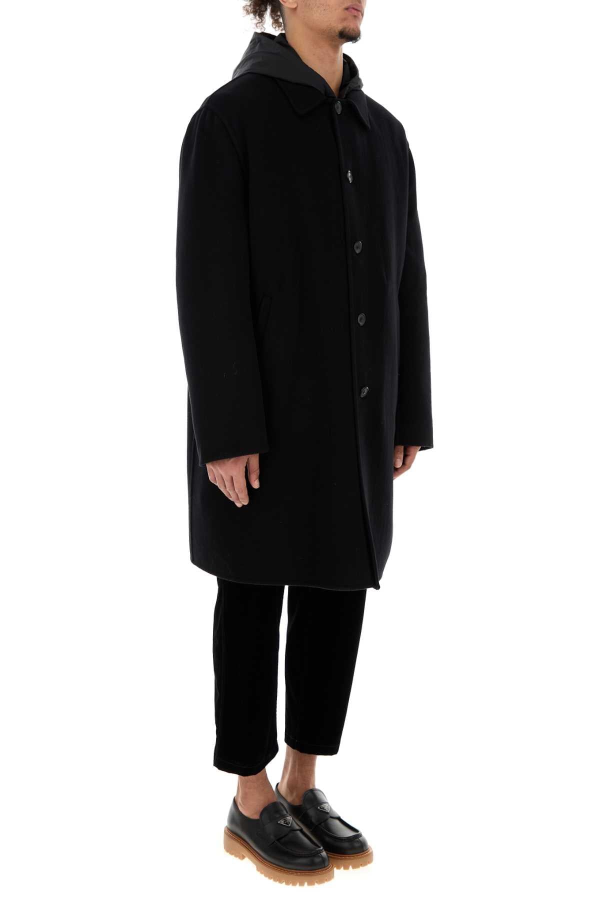 Prada Men Black Cashmere Coat DestGlow