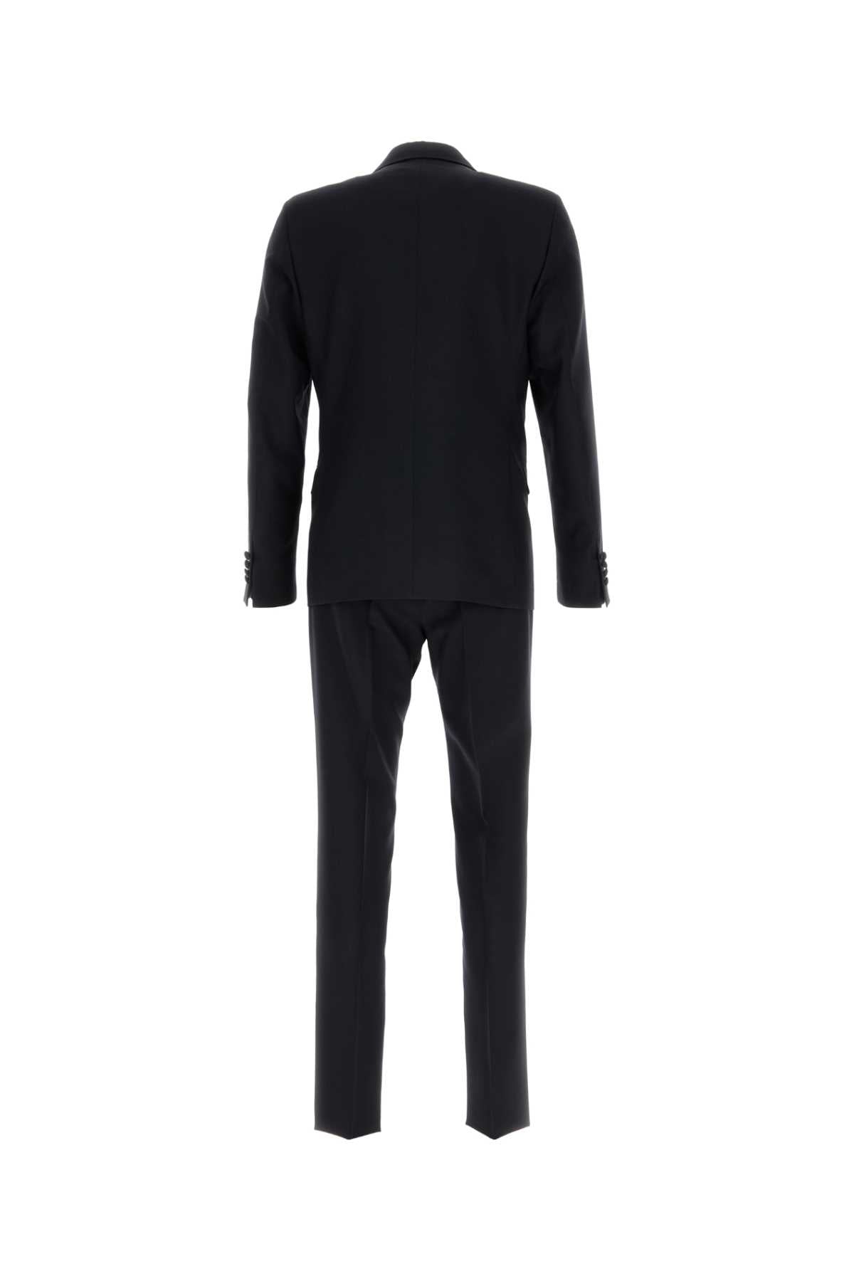 Prada Men Midnight Blue Wool Blend Tuxedo by Luosophy