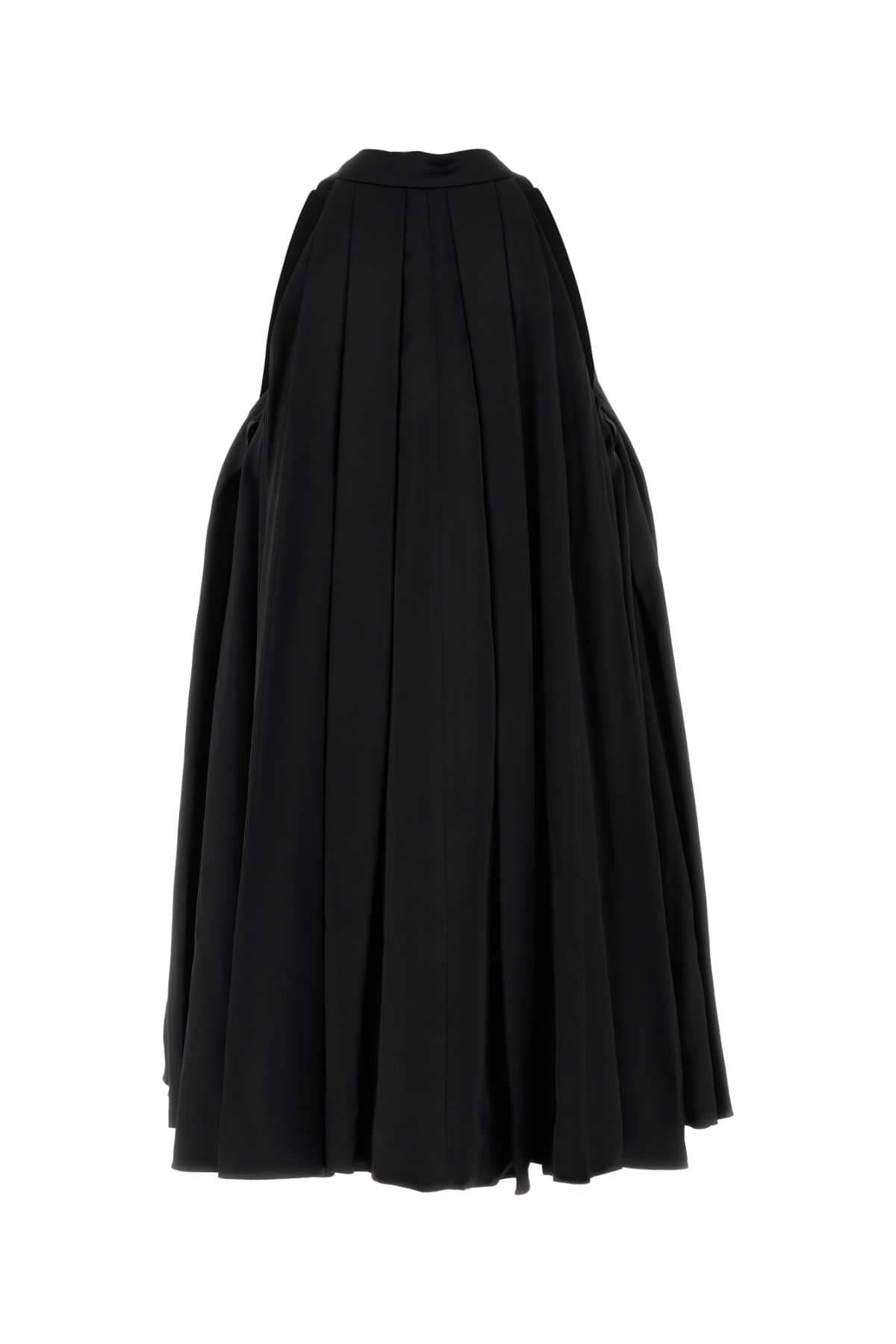 Loewe Women Black Satin Mini Dress DestGlow