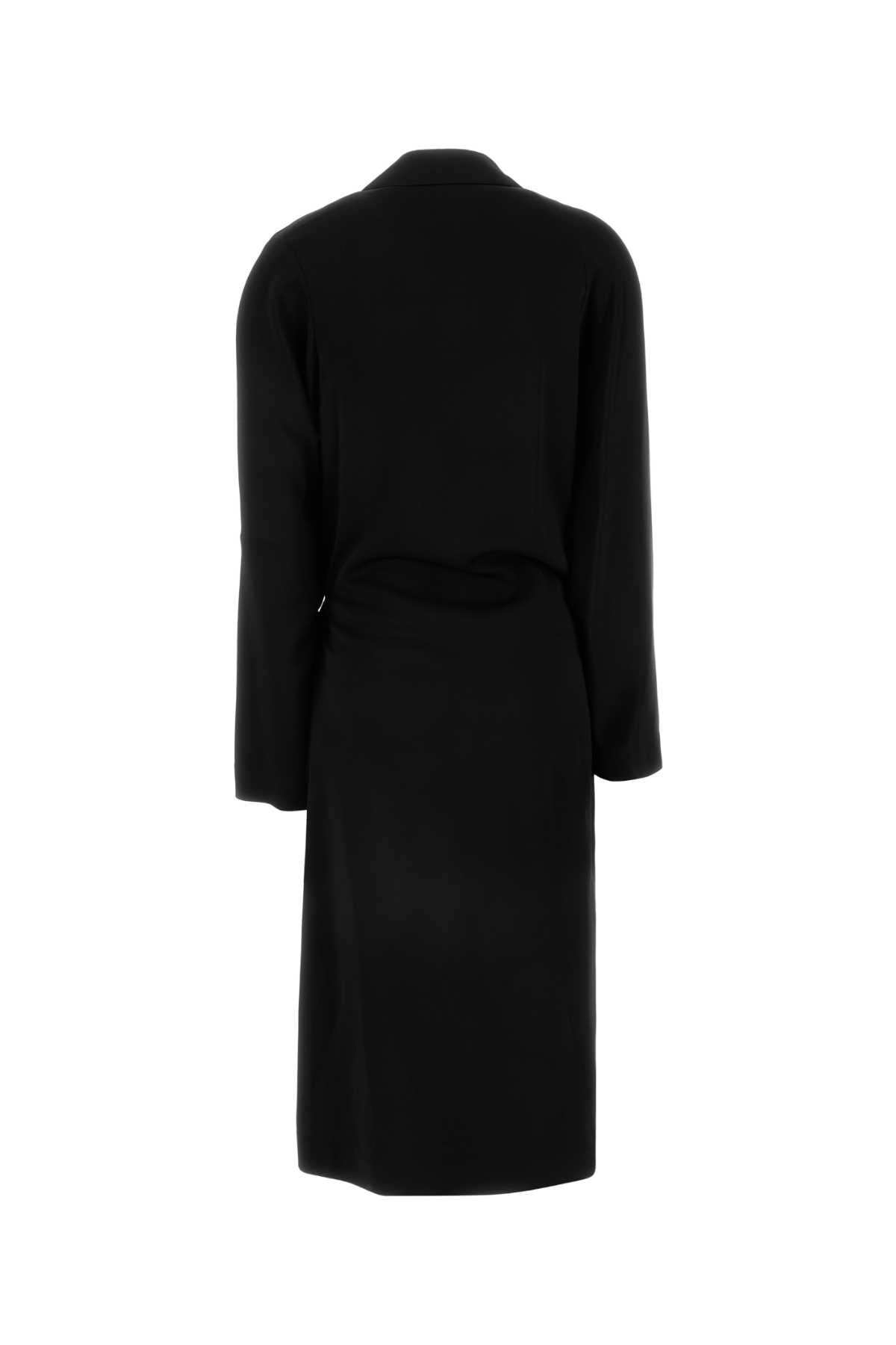 Loewe Women Black Stretch Cady Dress DestGlow