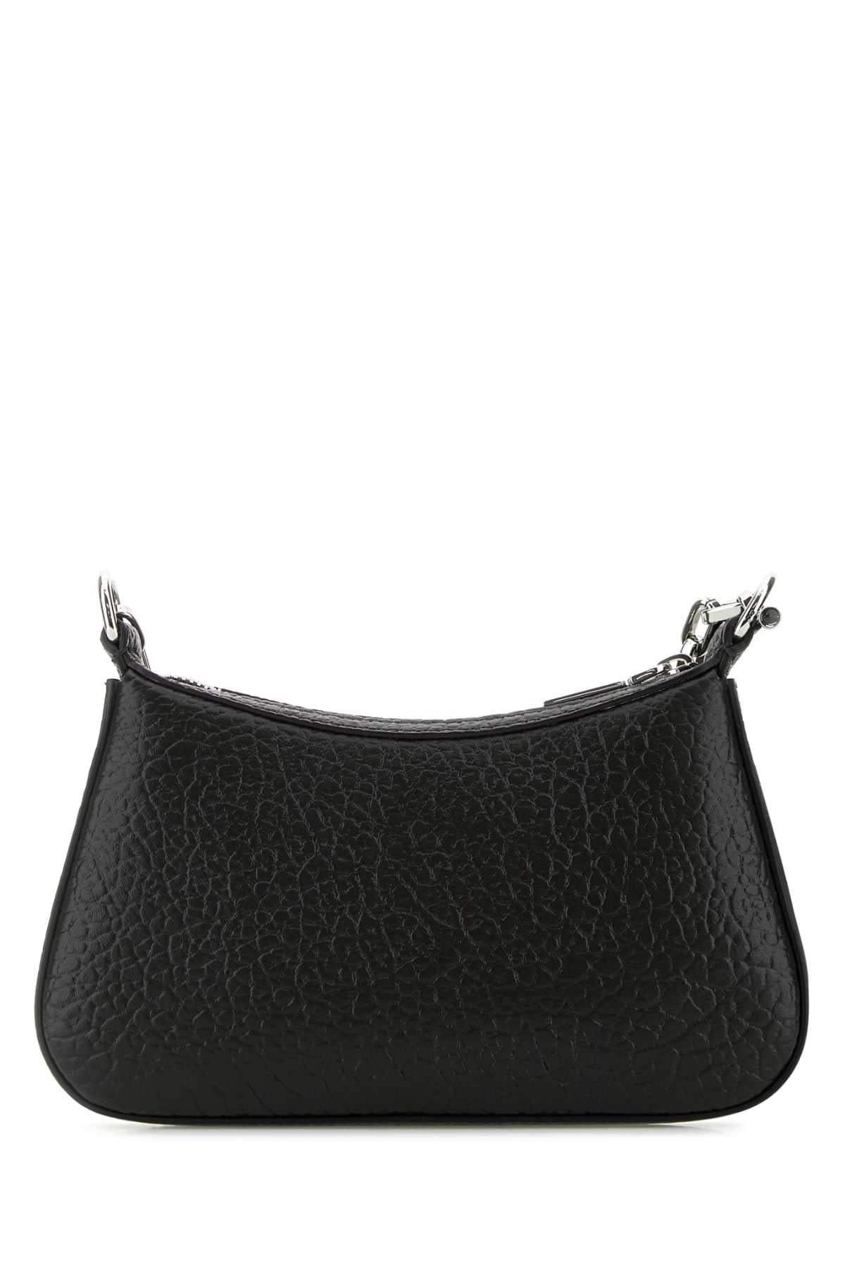 Alexander Mcqueen Women Black Leather Mini T-Bar Handbag DestGlow