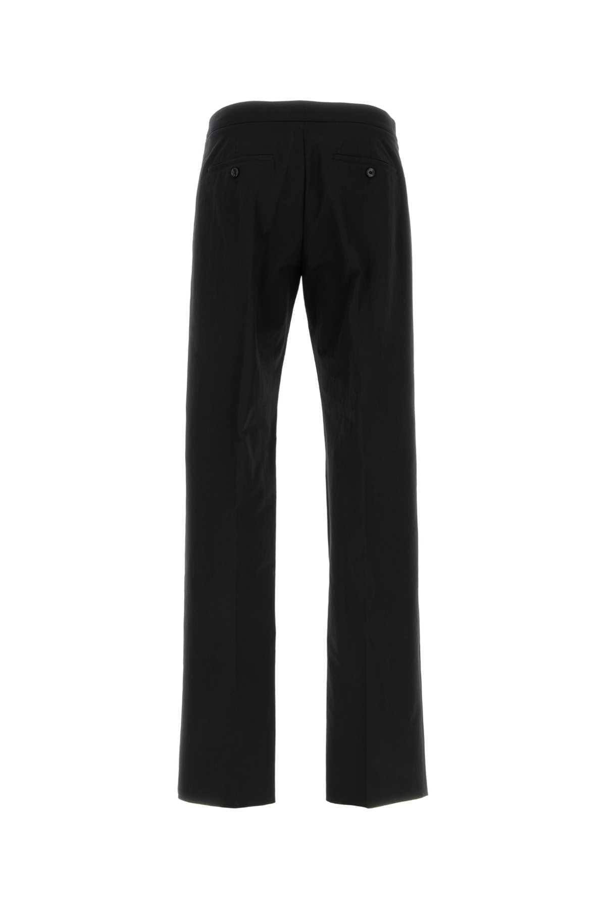 Alexander Mcqueen Men Black Cotton Blend Pant DestGlow