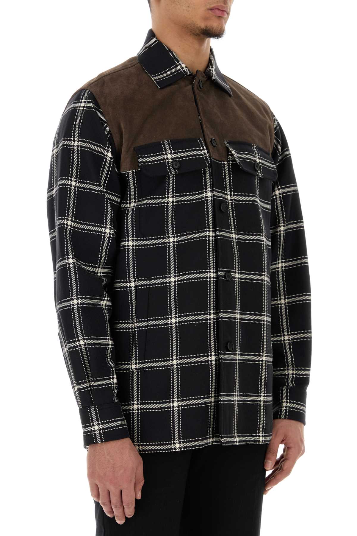 Alexander Mcqueen Men Embroidered Cotton Shirt DestGlow