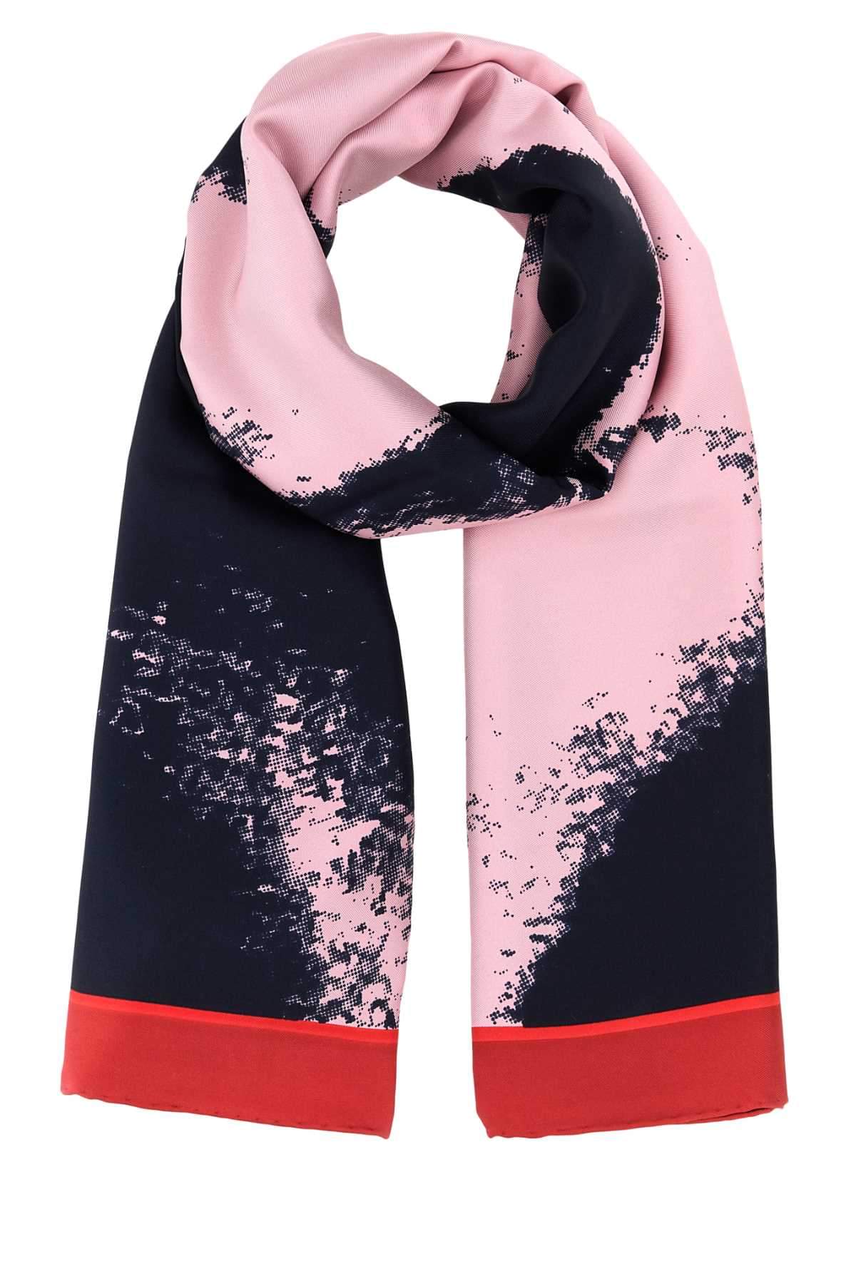 Alexander Mcqueen Women Printed Twill Foulard DestGlow