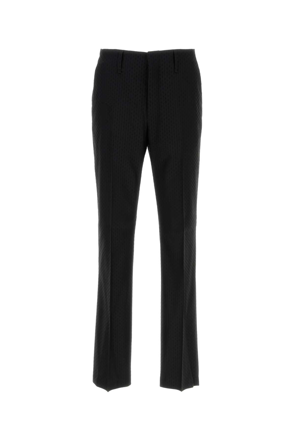 Fendi Men Black Wool Blend Pant DestGlow