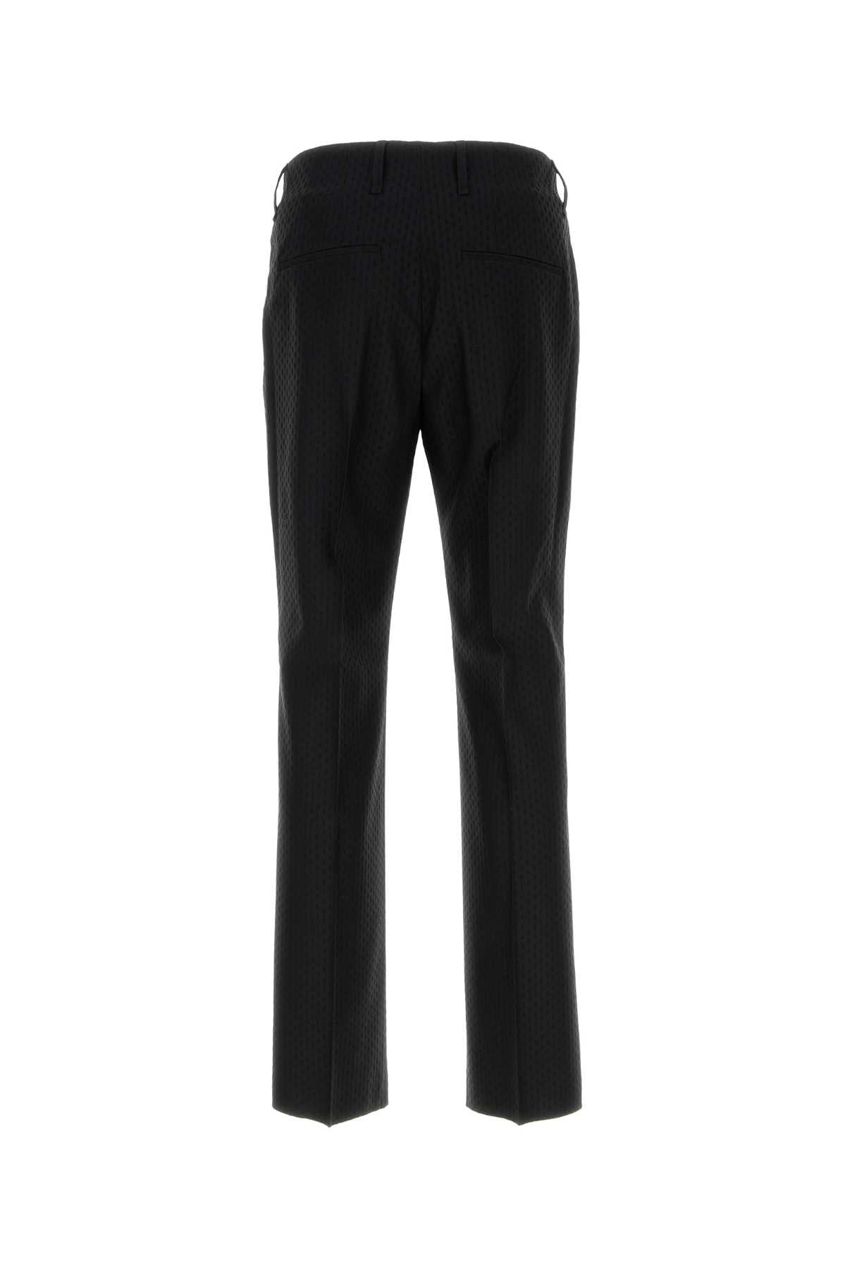 Fendi Men Black Wool Blend Pant DestGlow