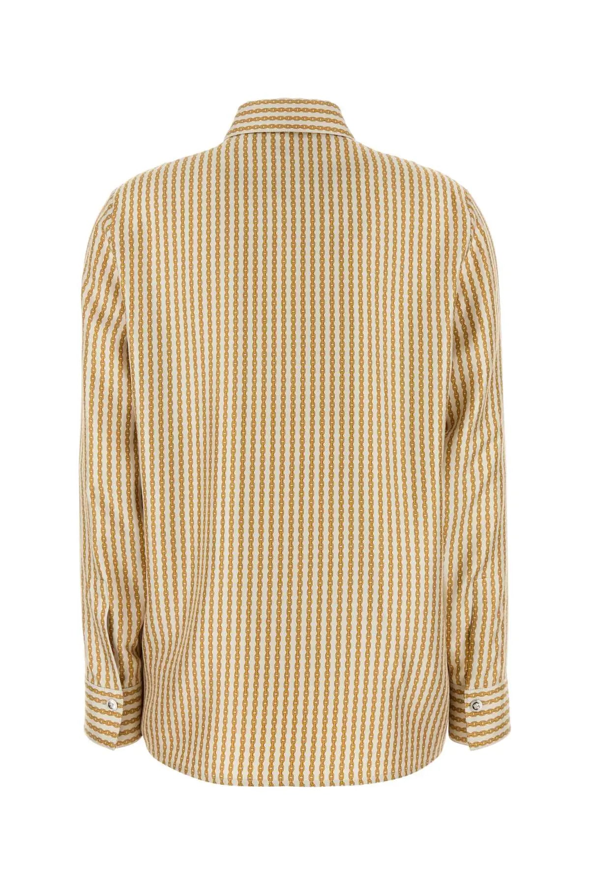 Versace Women Printed Silk Shirt