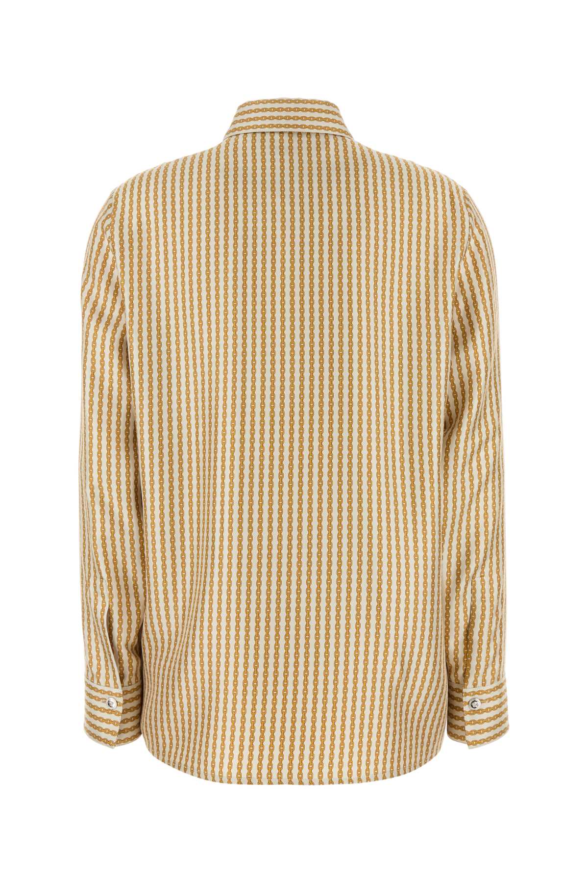 Versace Women Printed Silk Shirt DestGlow