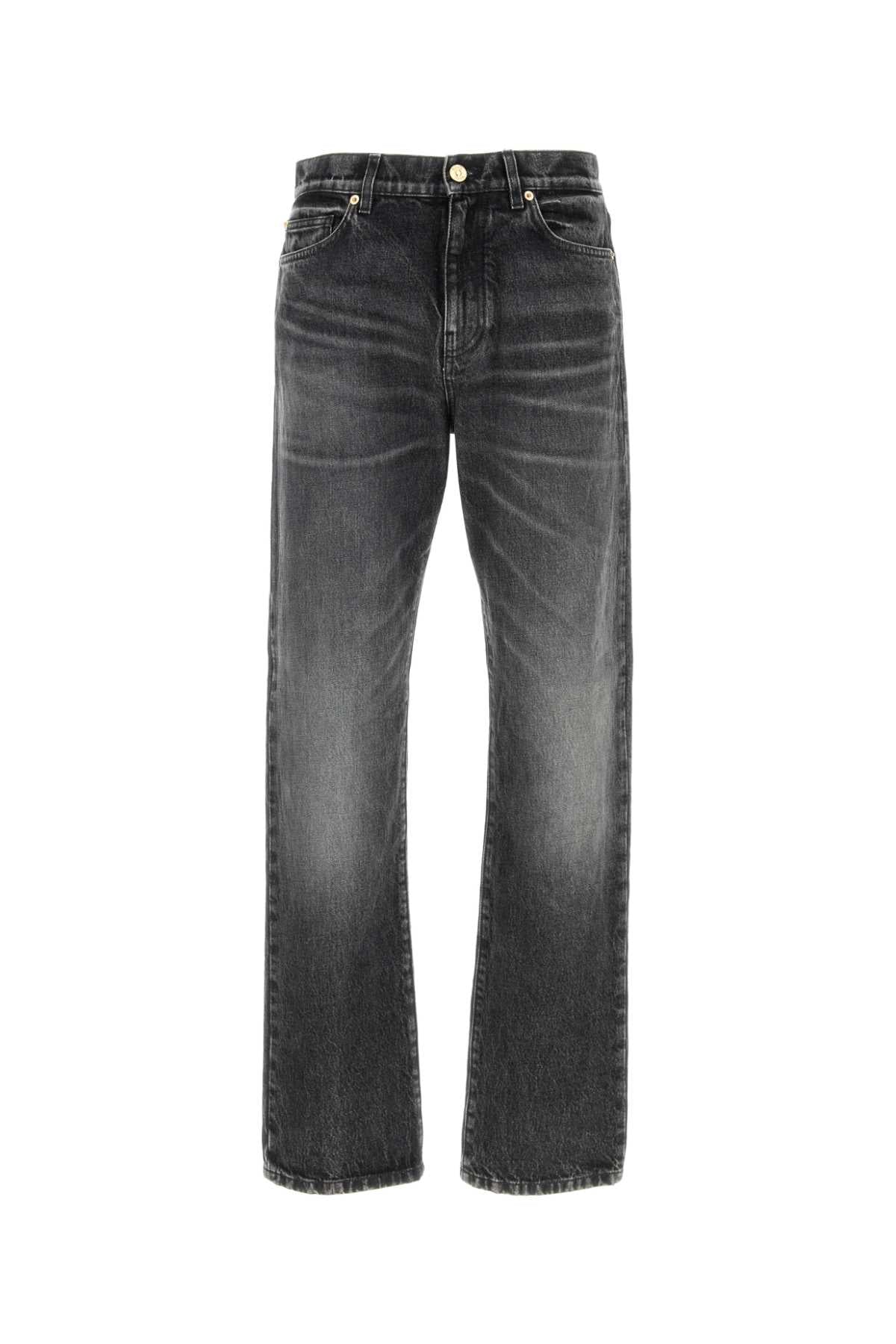 Versace Men Slate Denim Jeans DestGlow