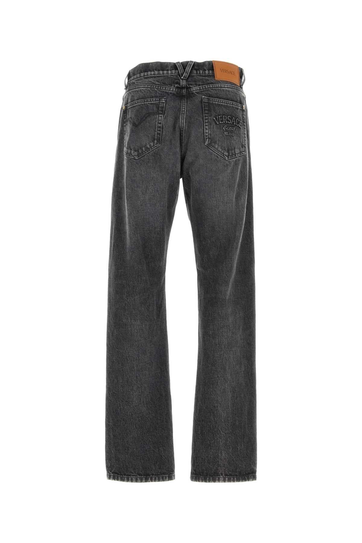 Versace Men Slate Denim Jeans DestGlow