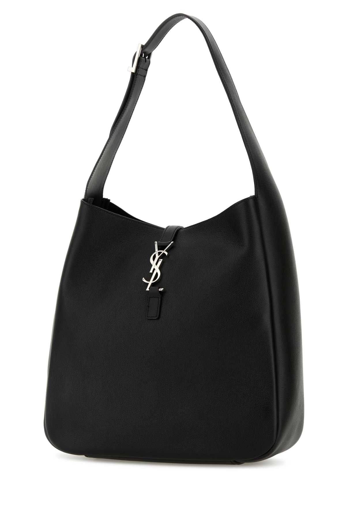 Saint Laurent Women Black Leather Le 5 Ã 7 Shoulder Bag DestGlow
