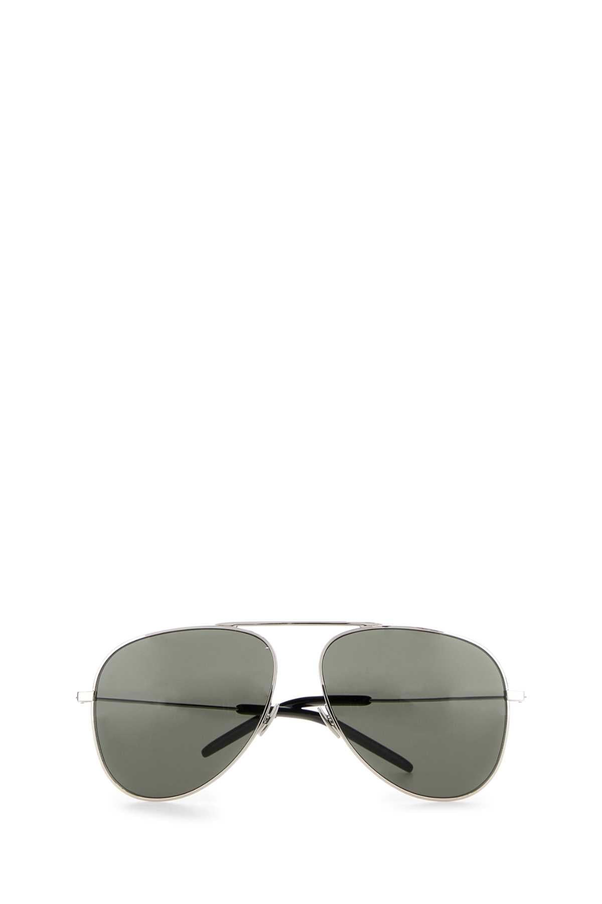 Saint Laurent Women Silver Metal Sl 800 Sunglasses by Luosophy
