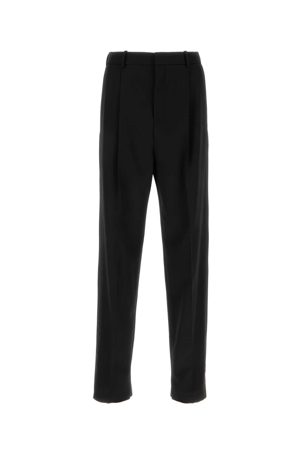 Saint Laurent Men Black Wool Pant by Luosophy