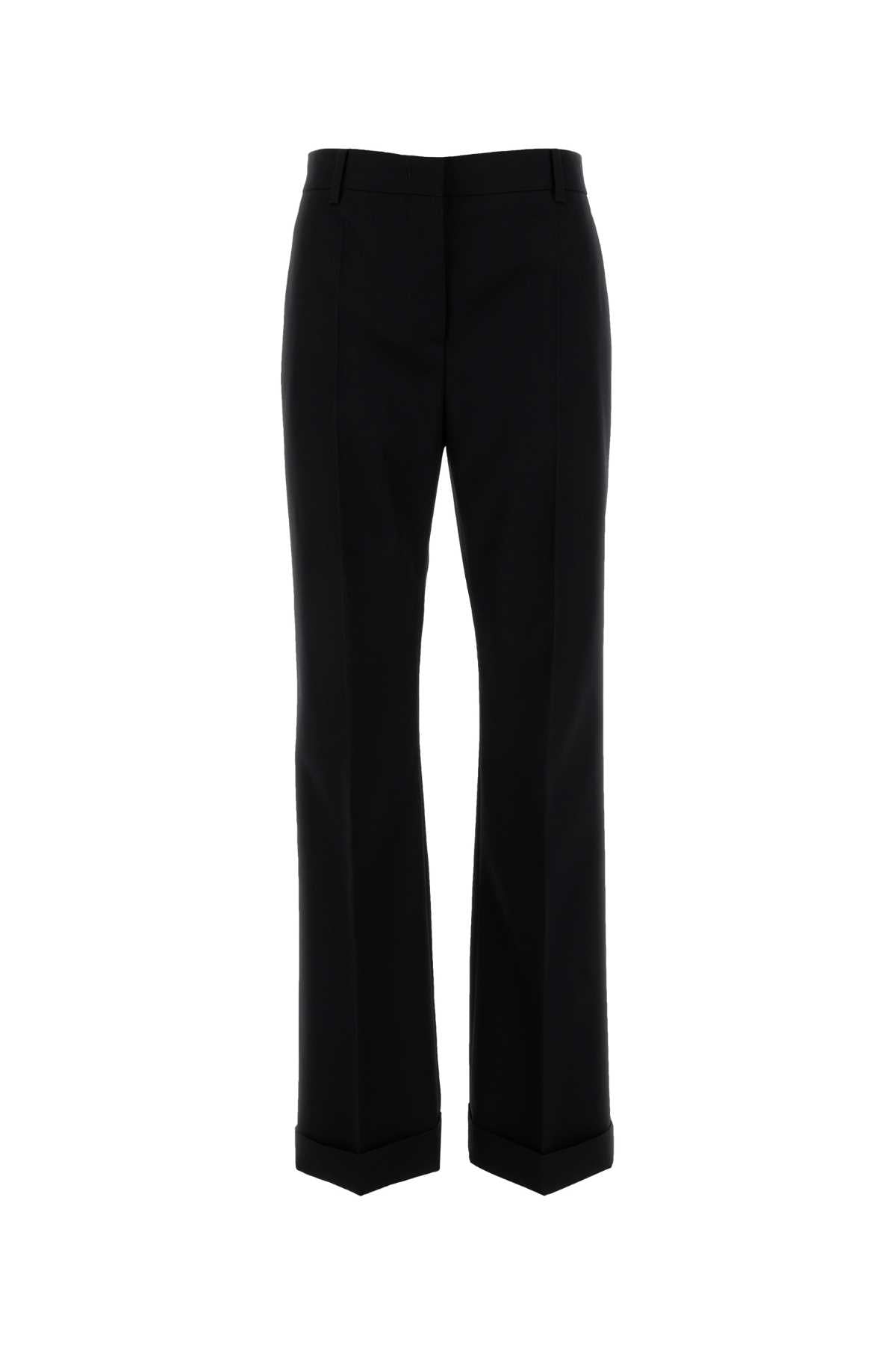 Prada Women Black Gabardine Pant by Luosophy