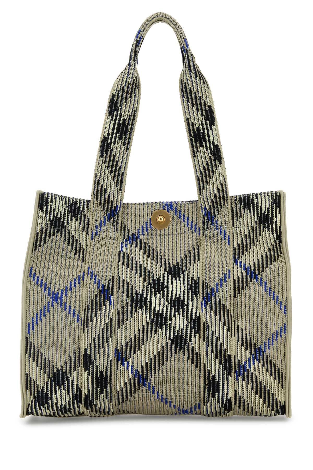 Burberry Women Embroidered Canvas Shopping Bag DestGlow