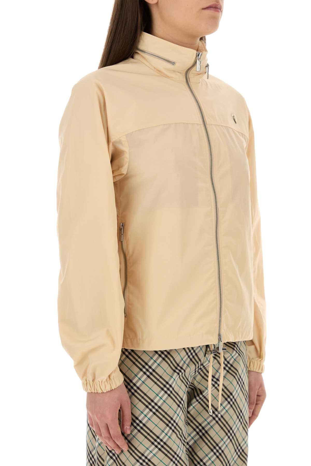 Burberry Women Skin Pink Nylon Blend Windbreaker DestGlow