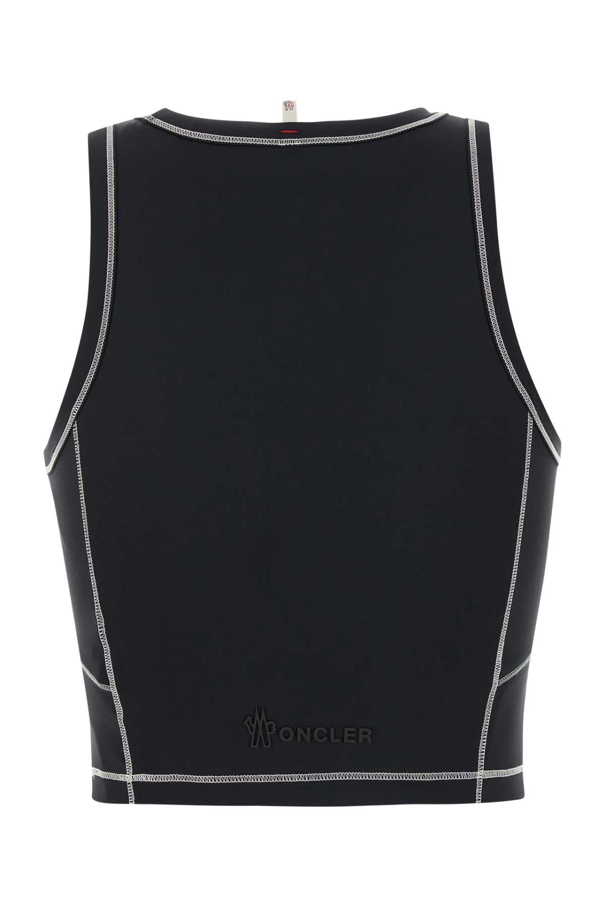 Moncler Grenoble Women Black Stretch Nylon Top DestGlow