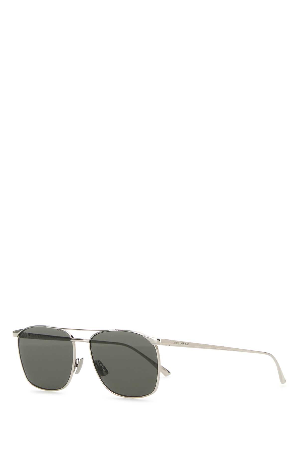 Saint Laurent Men Silver Metal Sl 796 Sunglasses DestGlow