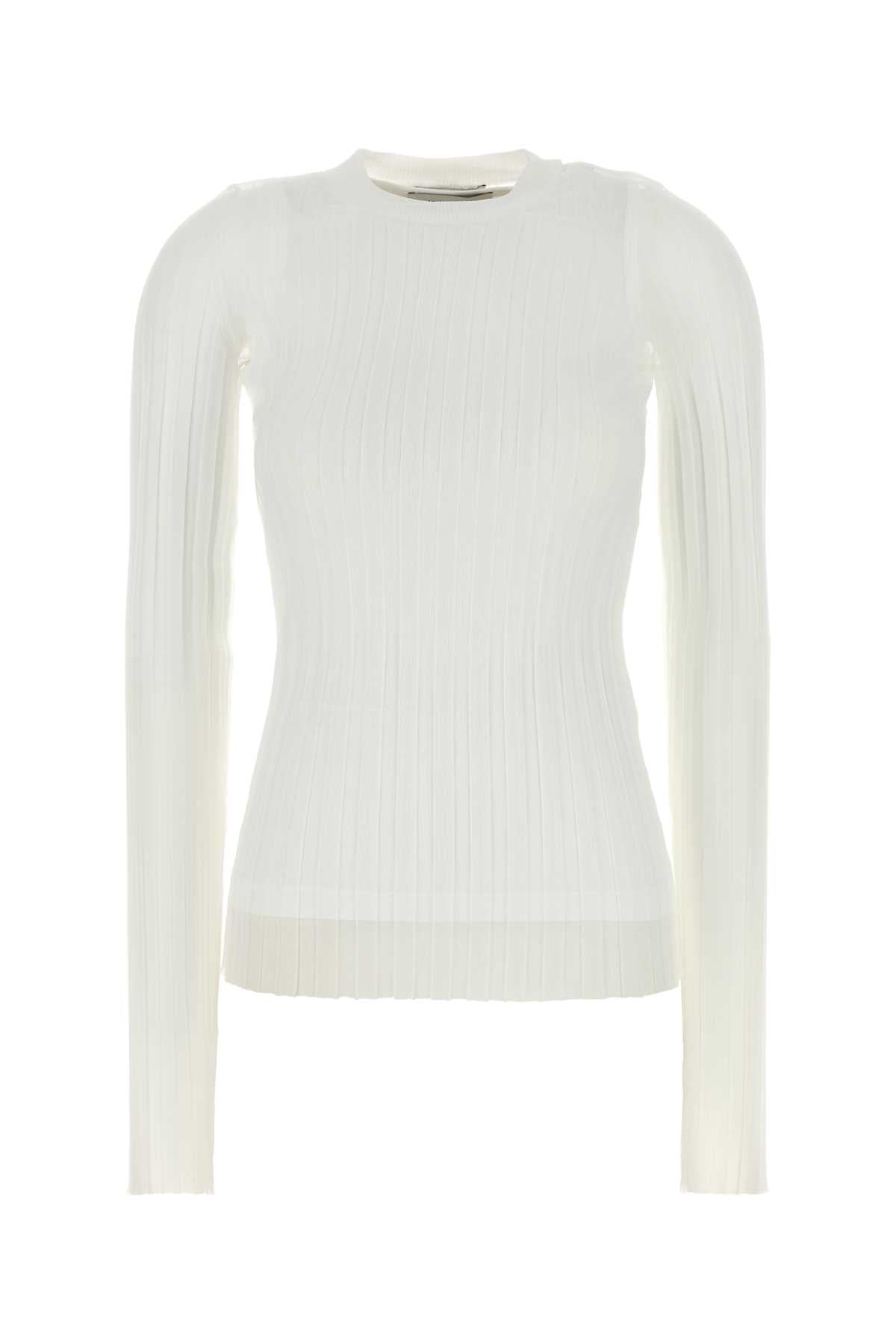 Sportmax Women White Organza Acino1234 Top by Luosophy